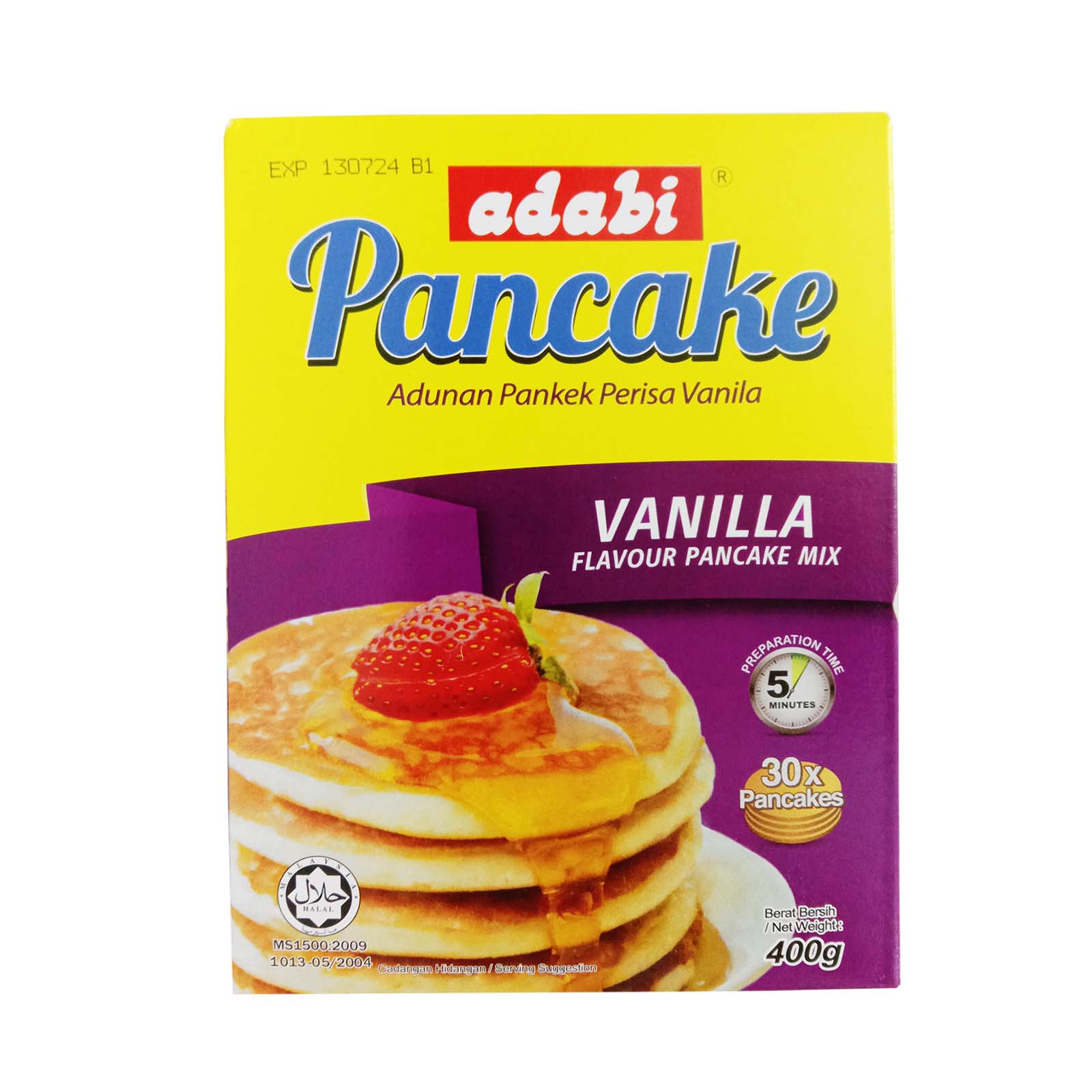 Adabi Pancake Mix Vanilla Flavour 400g - Image 2
