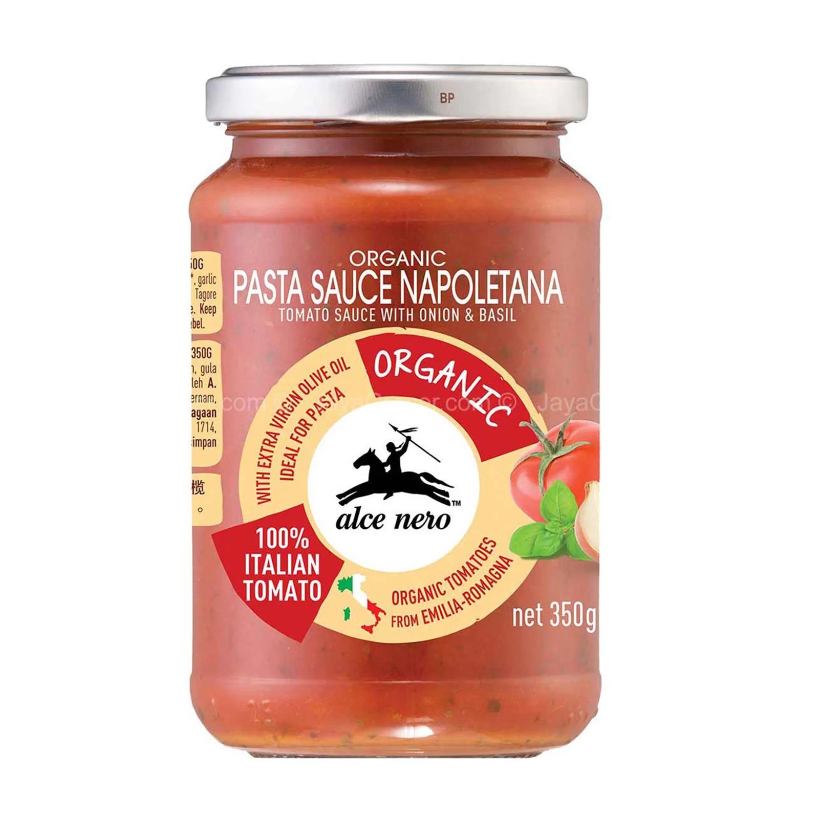 Alce Nero Organic Napoletana Tomato Sauce 350g - Image 2