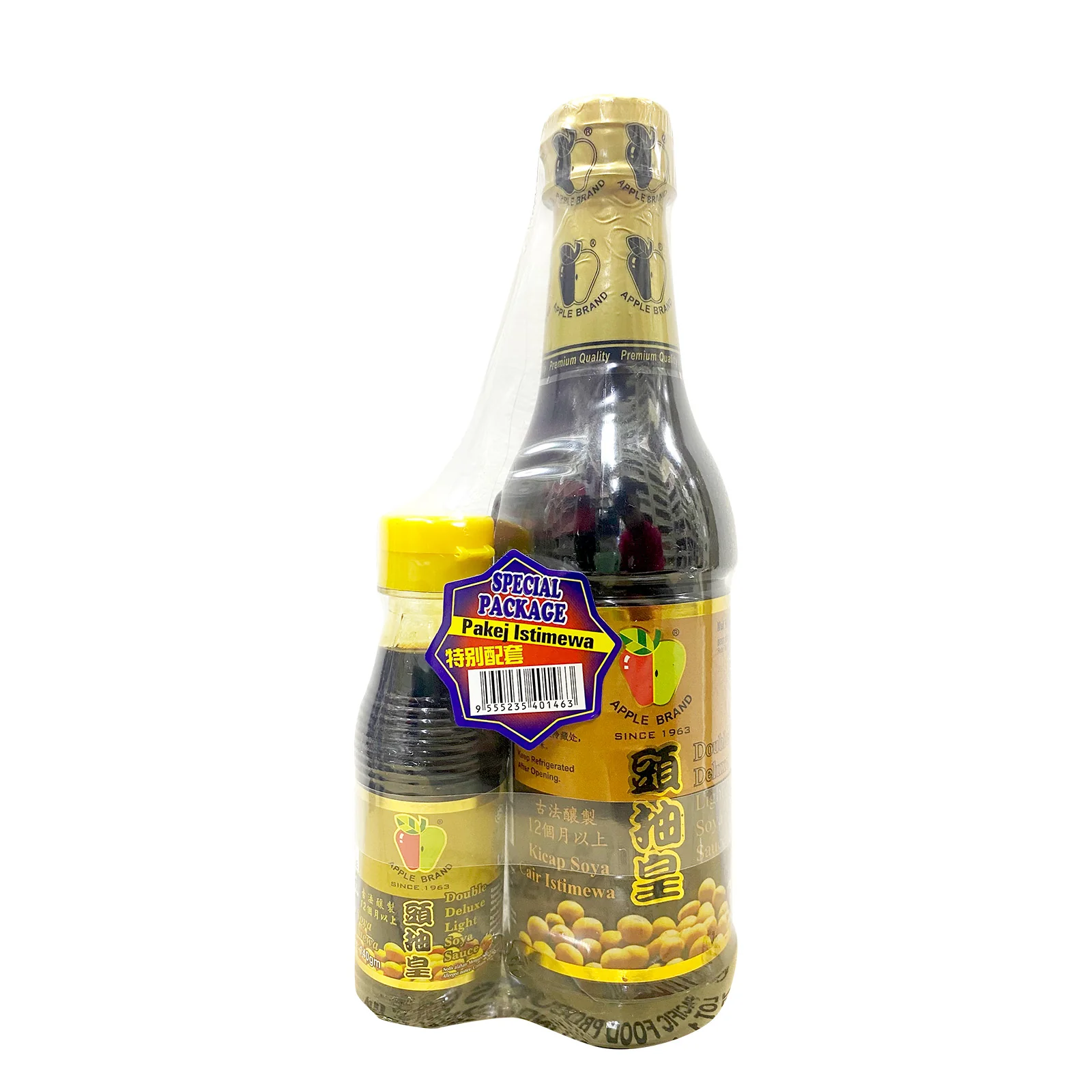 Apple Double Deluxe Light Soya Sauce 700g - Image 2