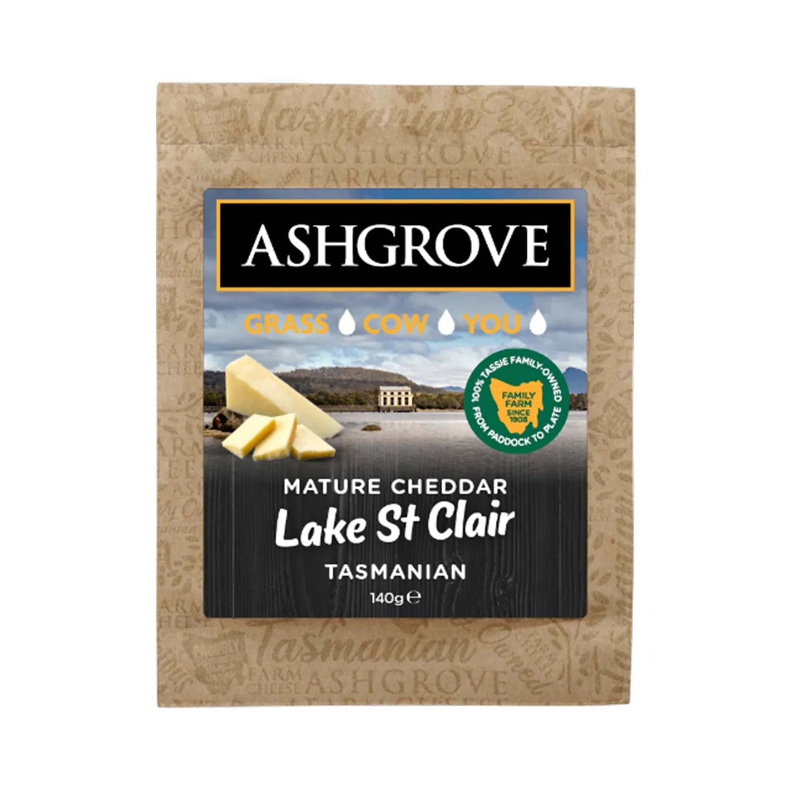 Ashgrove Cheese Lake St Clair Mature Cheddar 140g