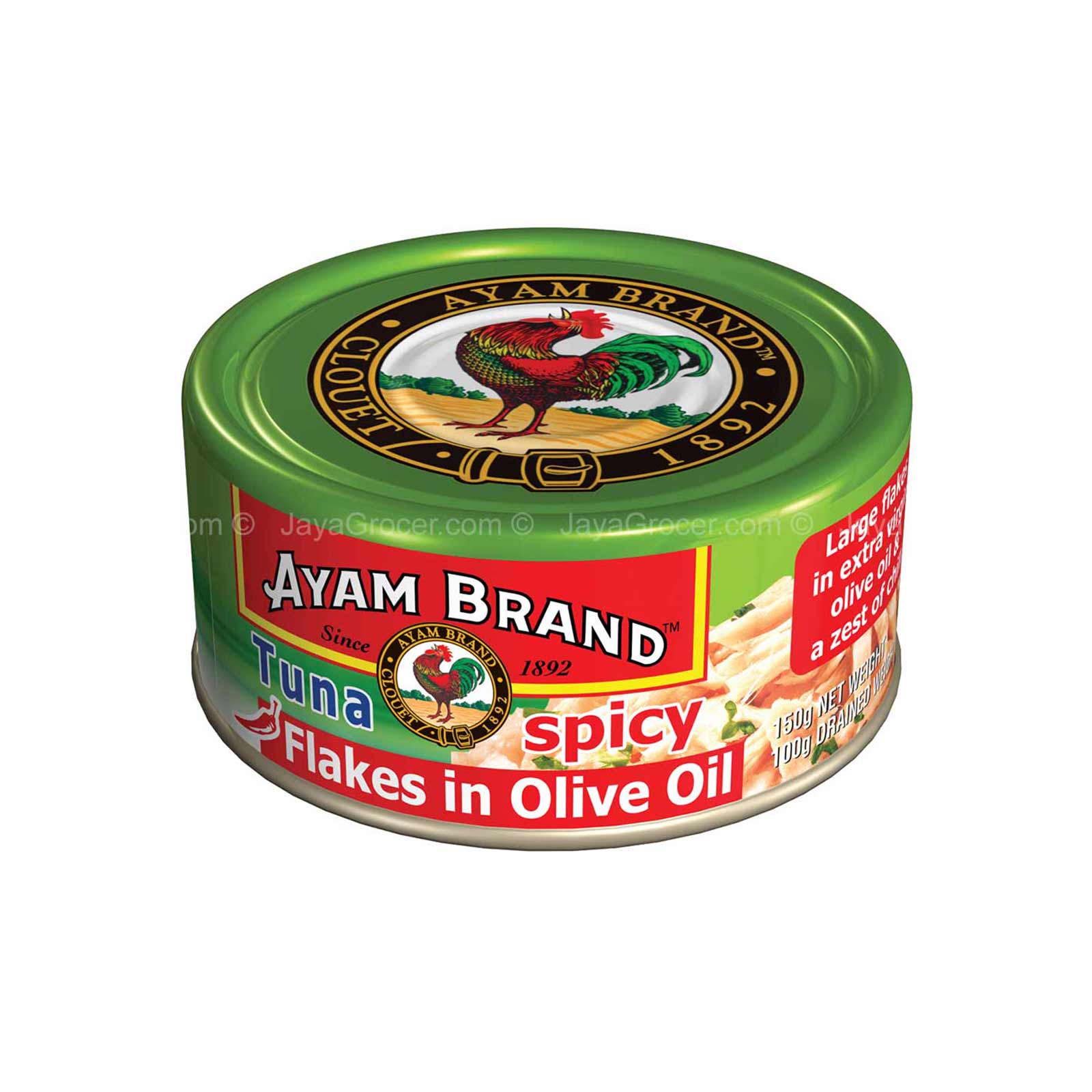Ayam Brand Spicy Tuna Olive Oil 150g - Image 2