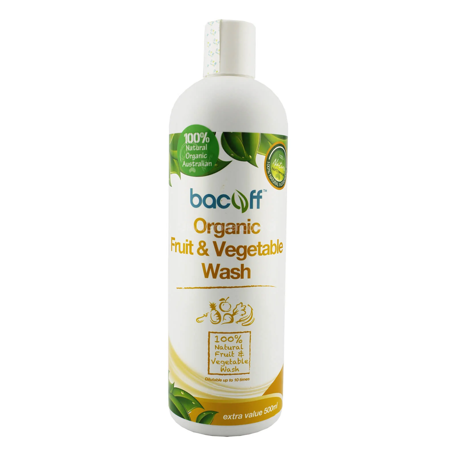 Bacoff Organic Fruit and Vegetable Wash 500ml - Image 2