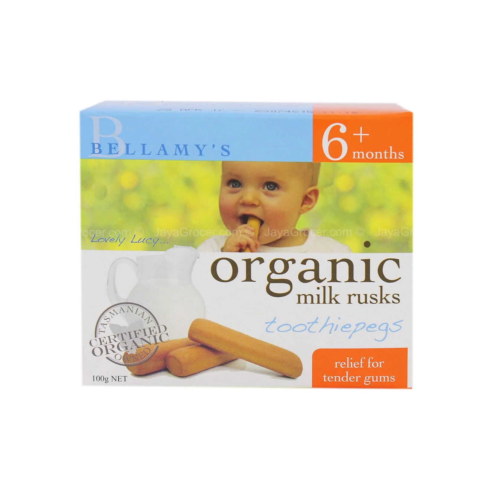 BELLAMYS ORGN TOOTHIEPEGS 100G *1
