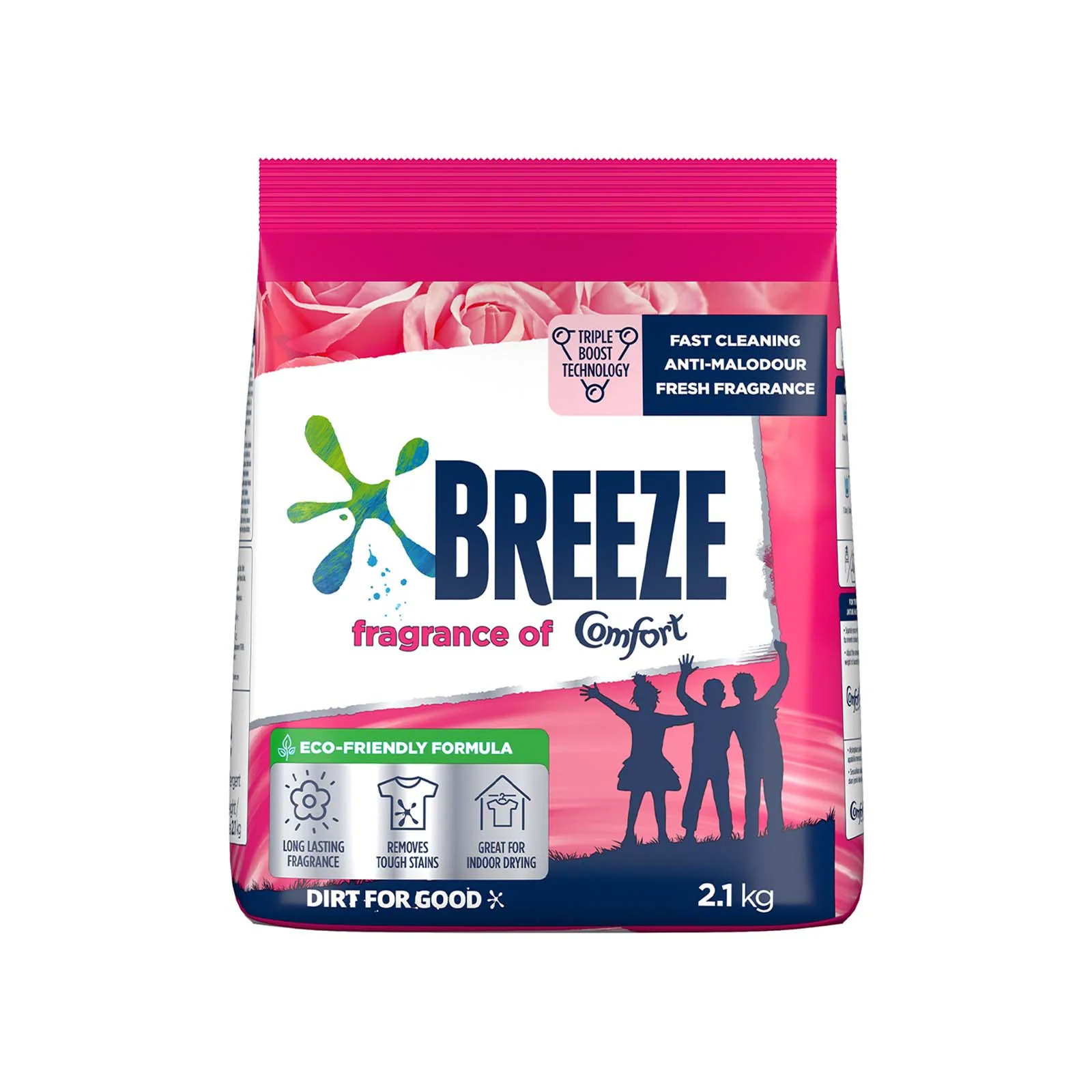 Breeze Fragrance of Comfort Powder Detergent 2.1kg - Image 2