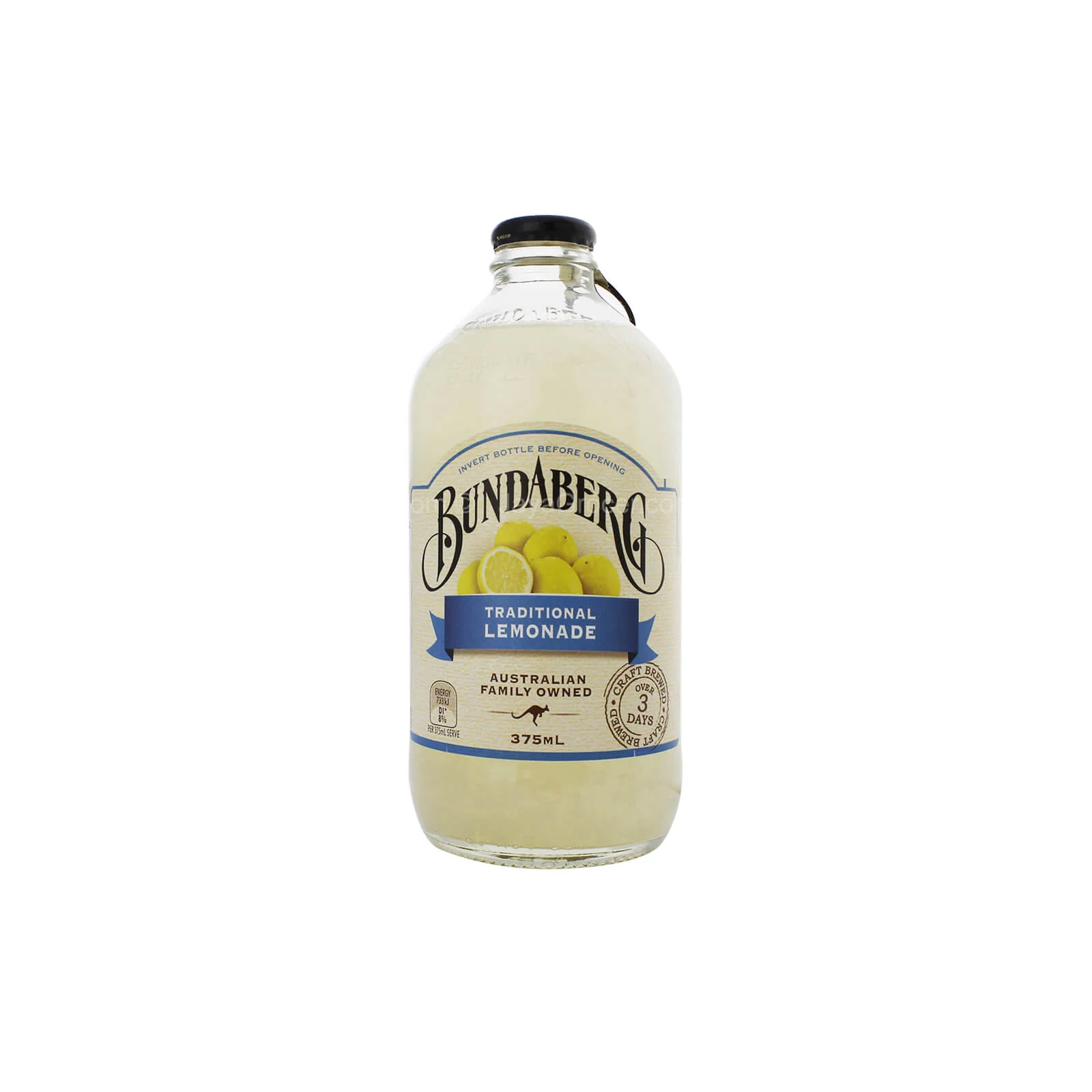 Bundaberg Traditional Lemonade Sparkling Drink 375ml - Image 2