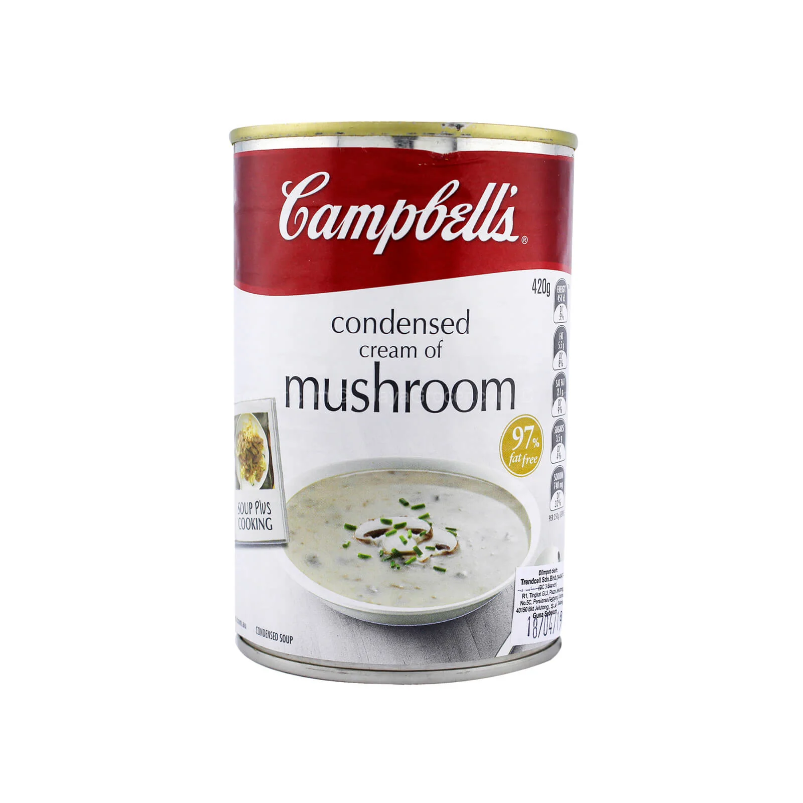 Campbells Australia Cream of Mushroom Condensed Soup 420g - Image 2