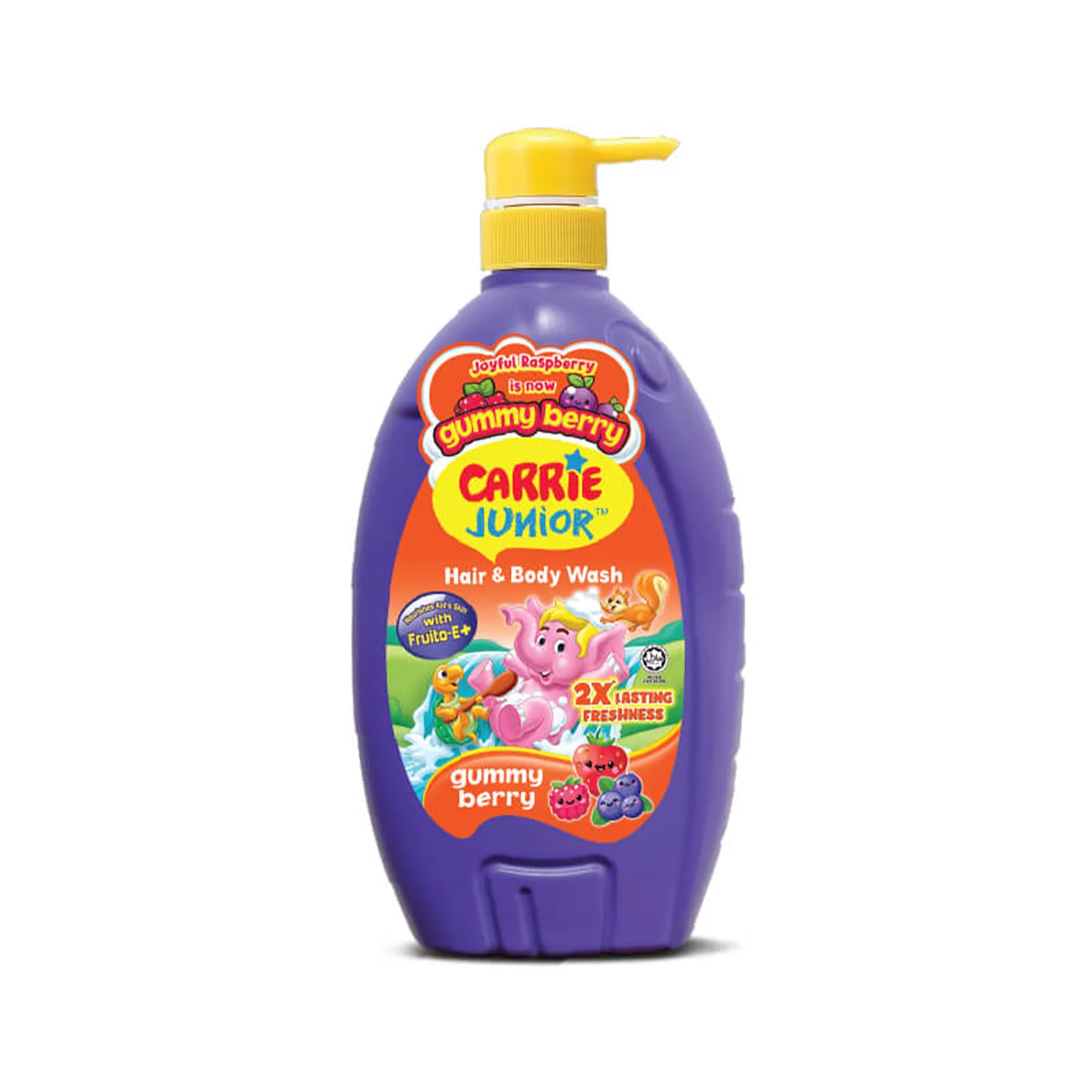 Carrie Junior Hair And Body Wash Joyful Raspberry 700ml - Image 2