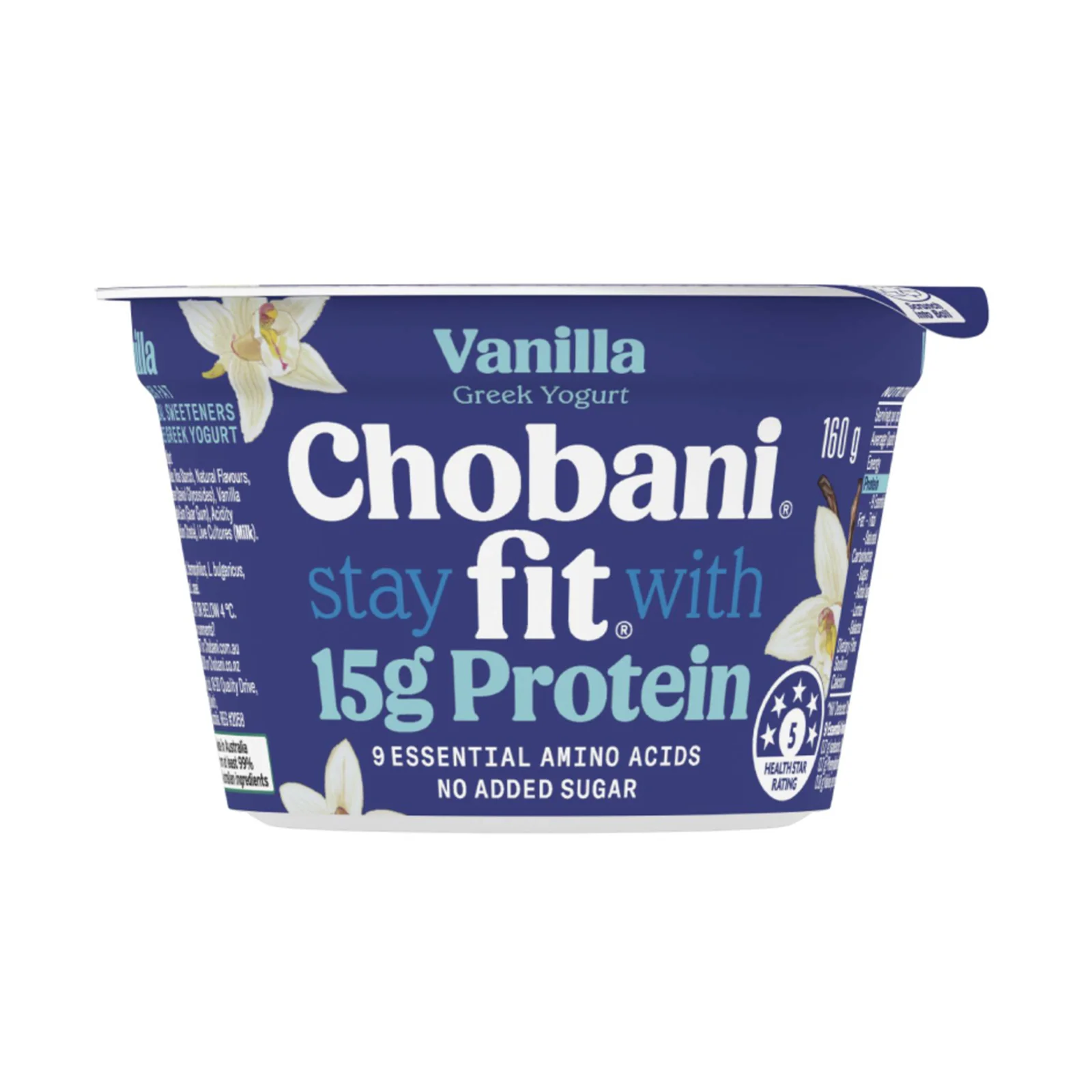 Chobani Fit Vanilla Yogurt 160g - Image 2