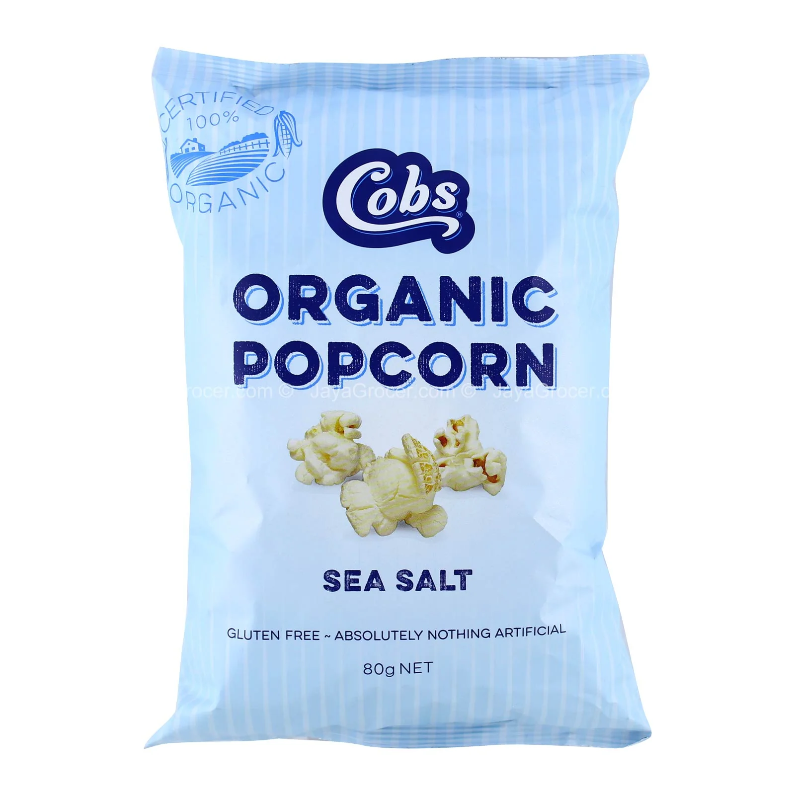 Cobs Organic Popcorn Sea Salt 80g