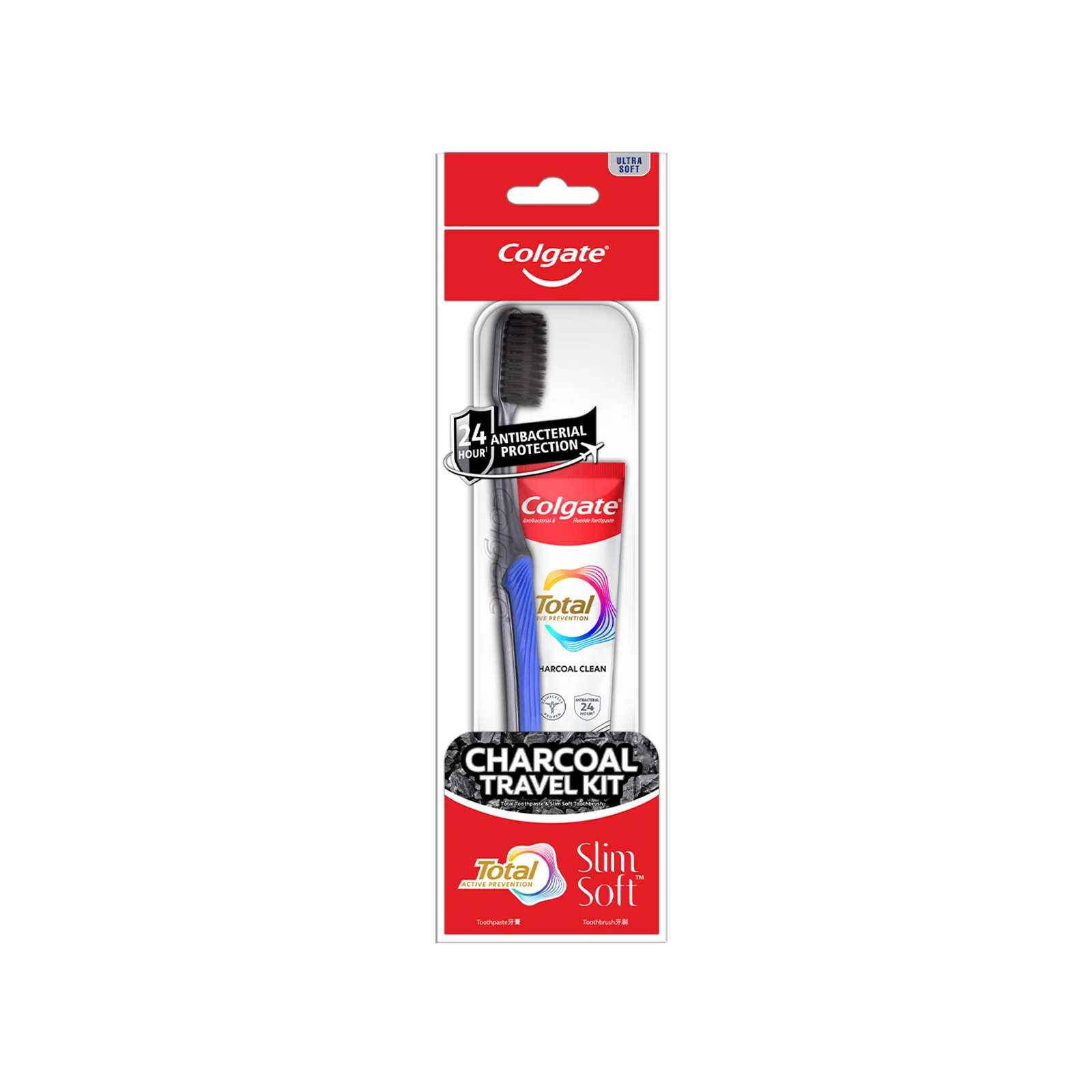 Colgate Charcoal Travel Kit 1set - Image 2