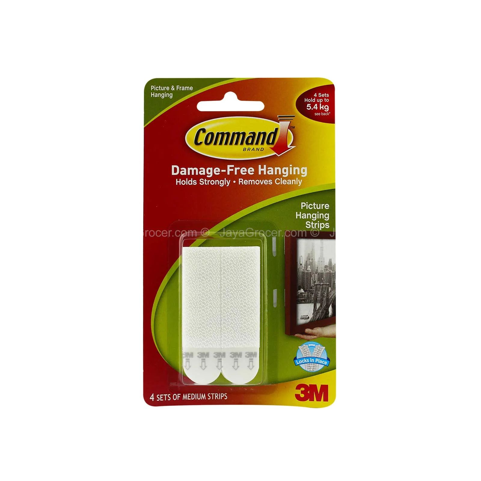 Command Picture Hanging Strips Medium 4pcs - Image 2