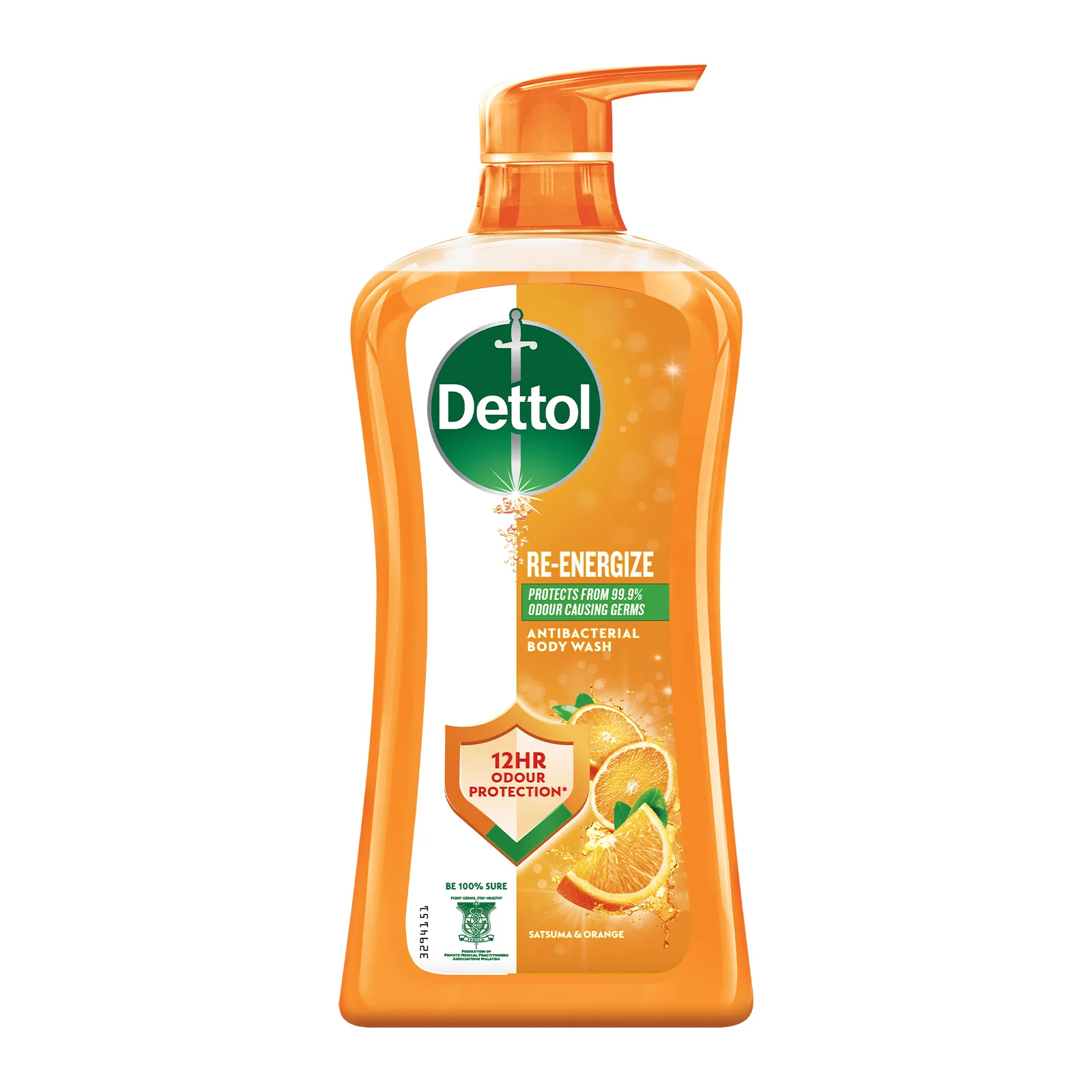 Dettol Shower Gel ReEnergize Refill Pouch Original 900g - Image 2