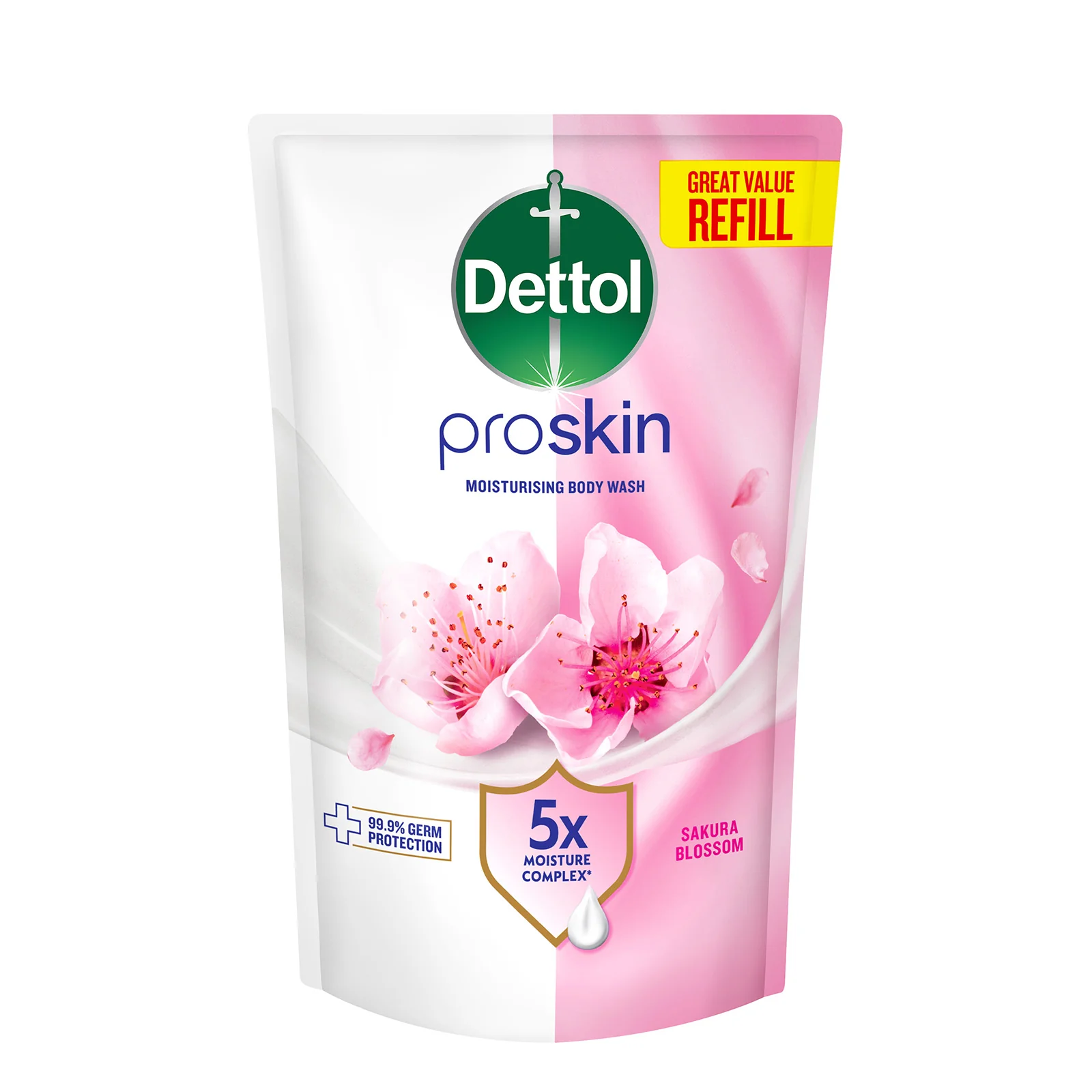 Dettol Shower Gel Refill Pouch Skin Care 800g - Image 2