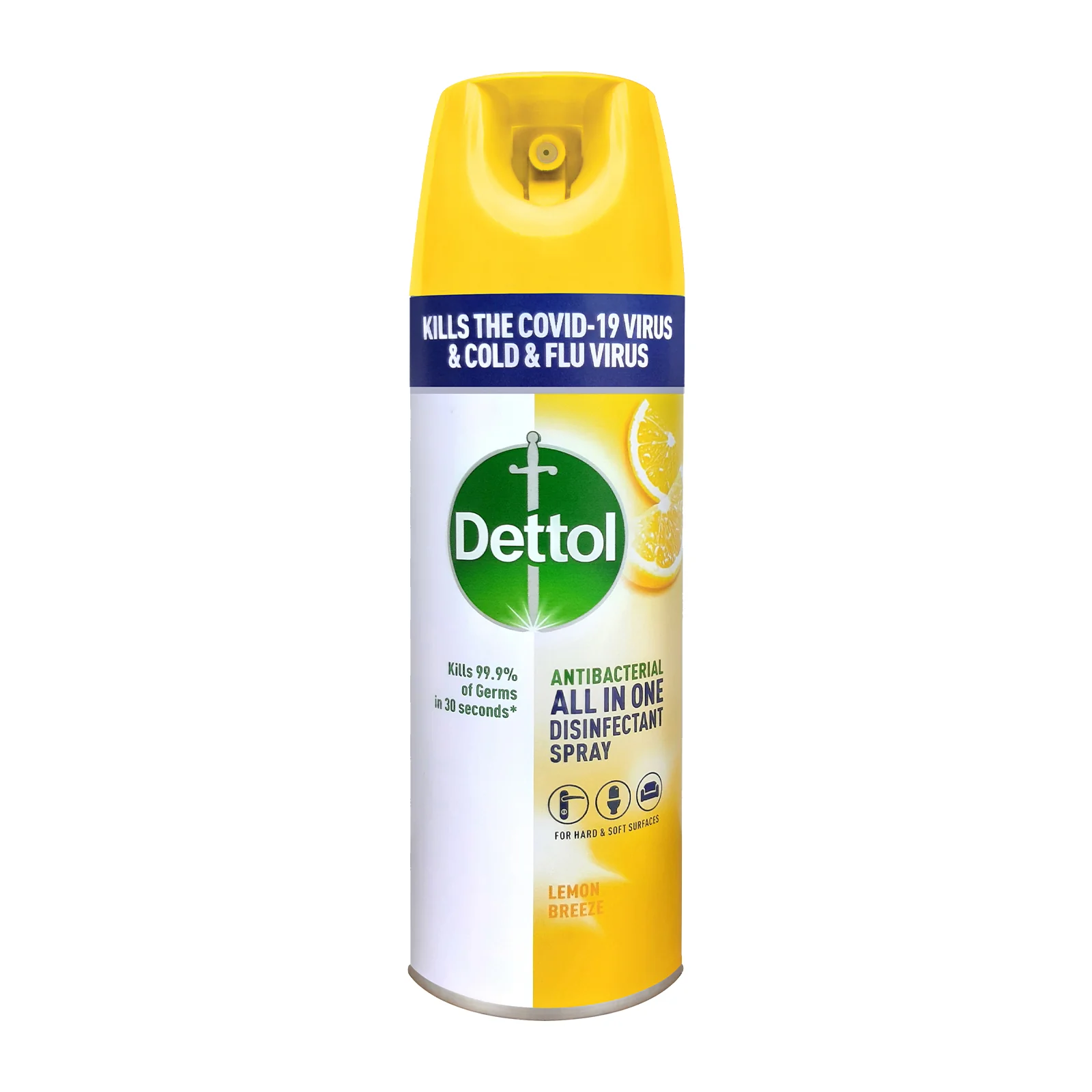 Dettol Disinfectant Spray Lemon Breeze 450ml - Image 2