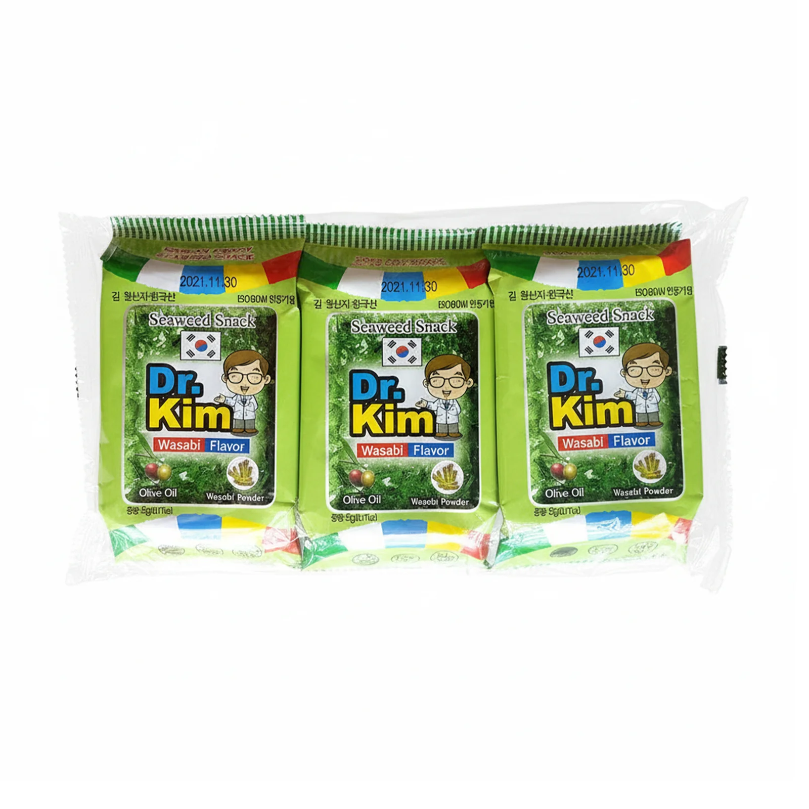 Dr Kim Seaweed Wasabi Flavor 5g x 3