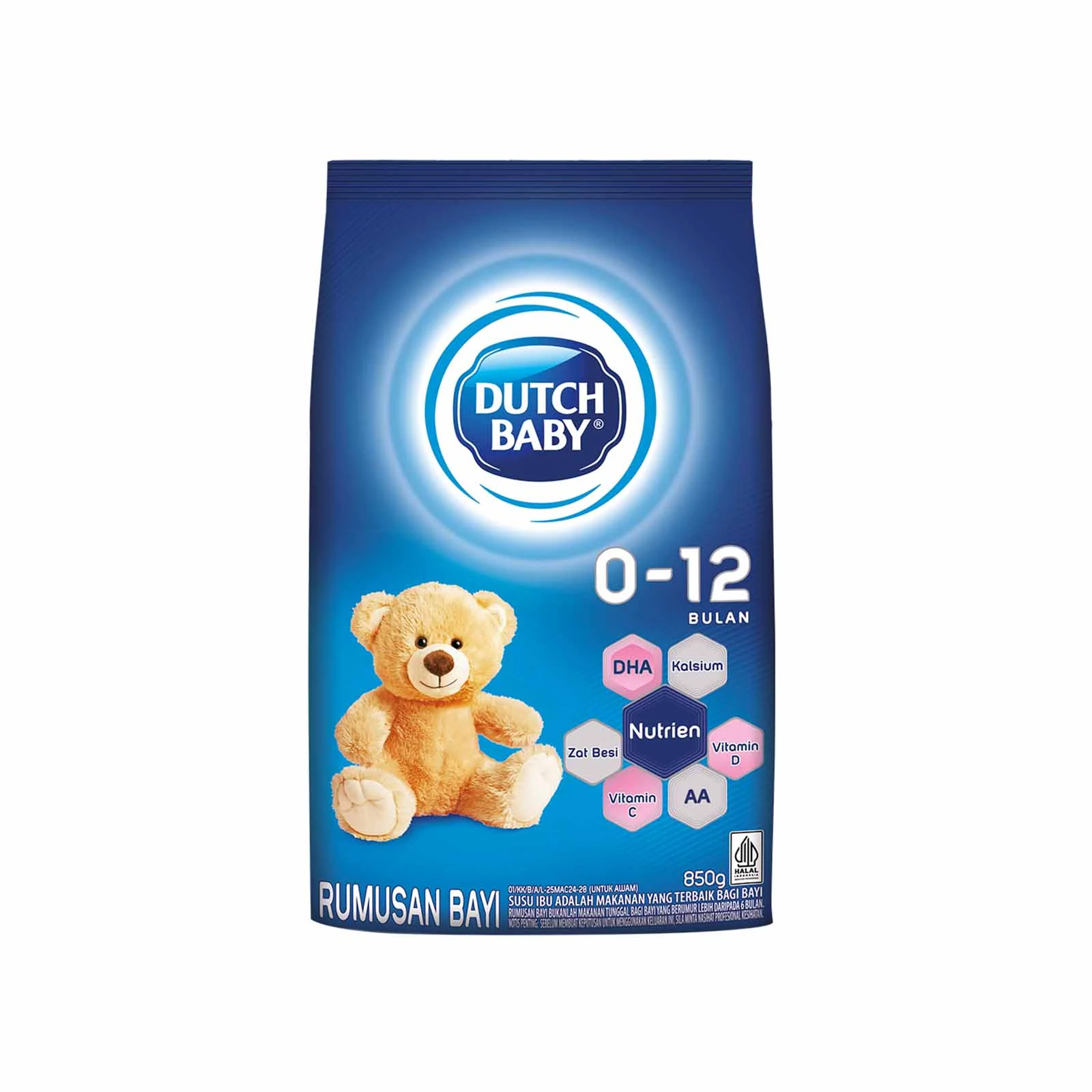 Dutch Baby Baby Milk Formula (0-12 Months) 850g - Image 2