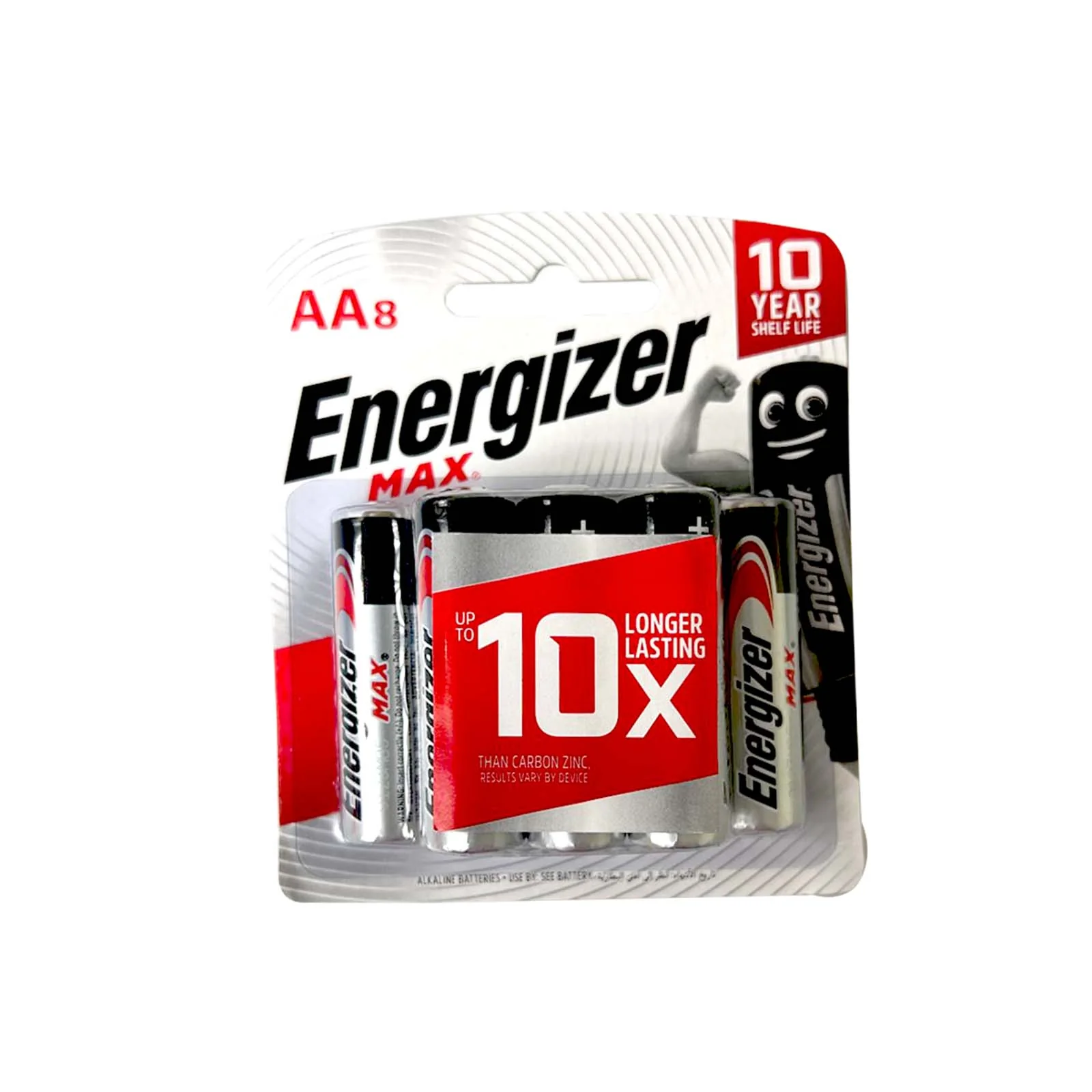 Energizer Max 1.5V AA Alkaline Battery 8pcs/pack - Image 2