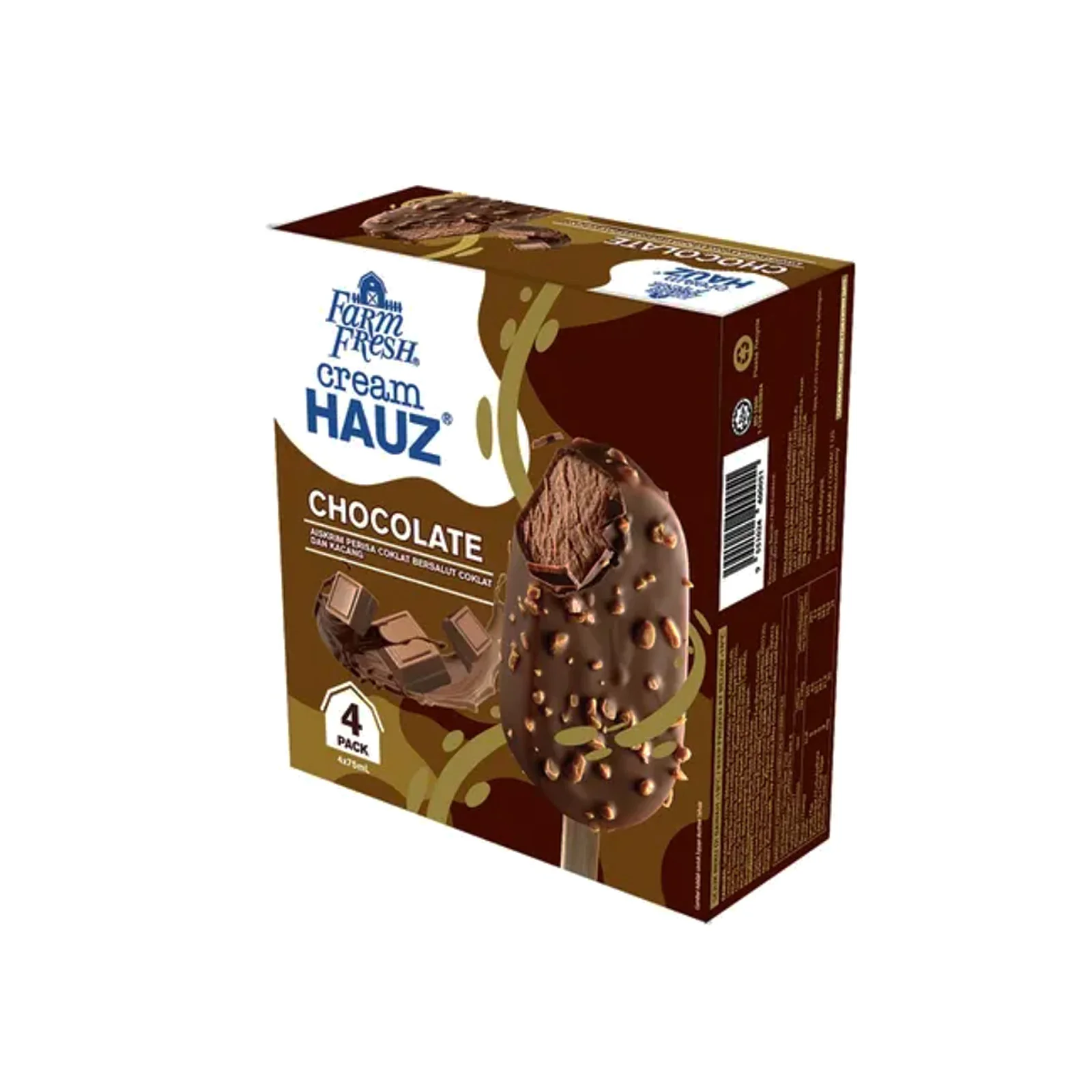 Farm Fresh Cream Hauz Chocolate Ice Cream 70ml x 4 - Image 2