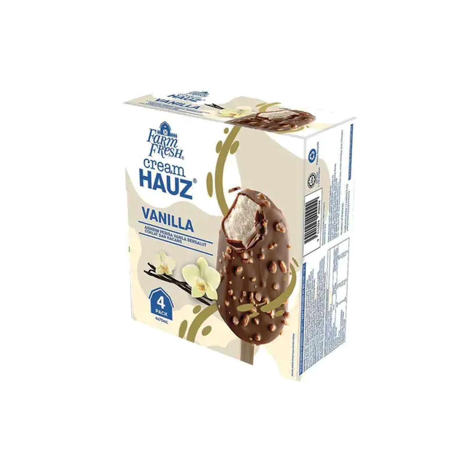 Farm Fresh Cream Hauz Vanilla Ice Cream Multipack 75ml x 4 - Image 2