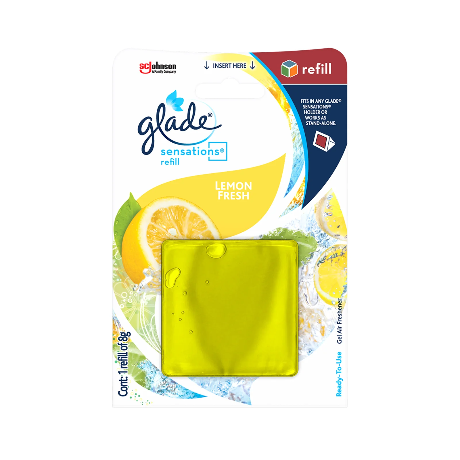 Glade Sensations Lemon Fresh Refill 8g - Image 2