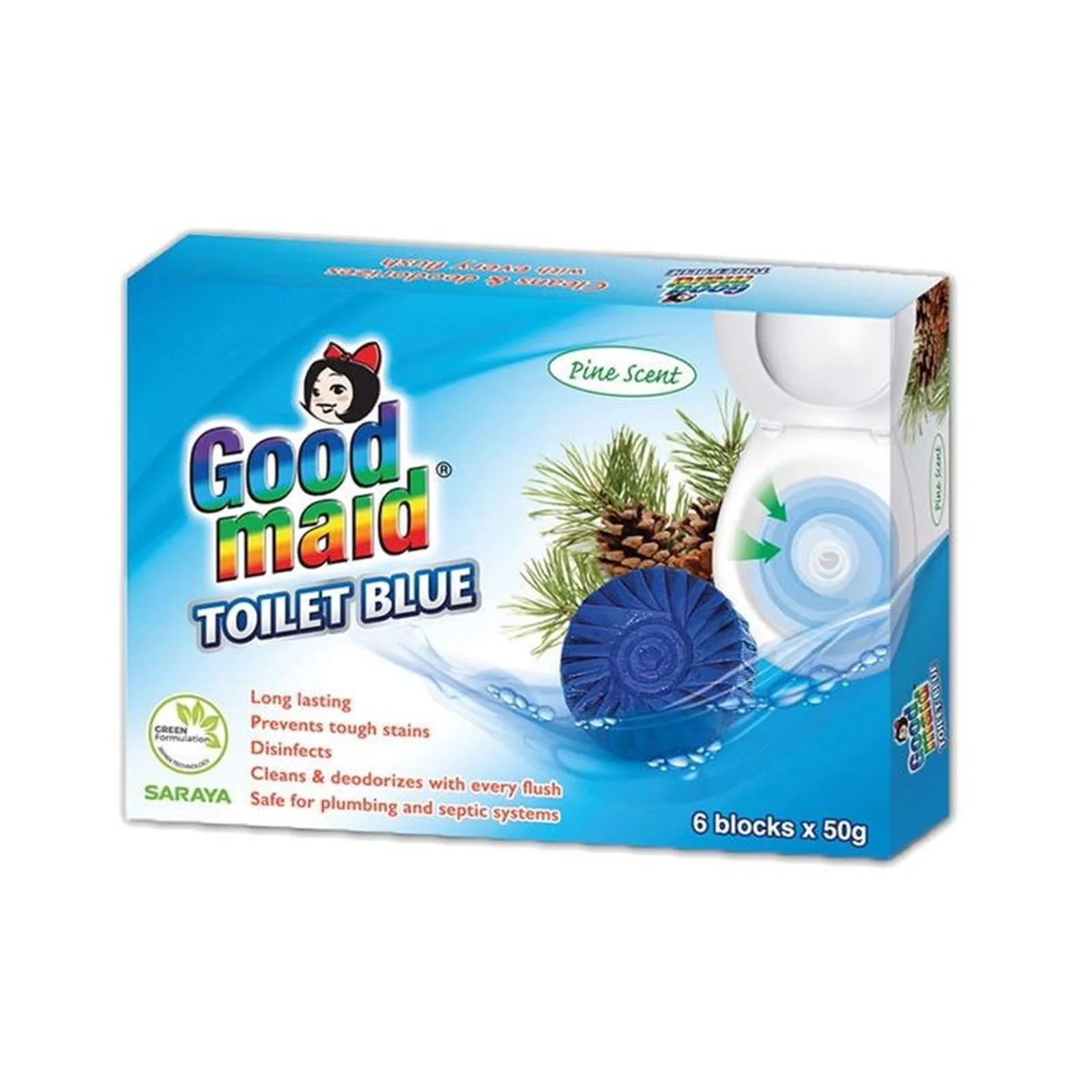 Goodmaid Toilet Blue Cleaner 50g x 6 - Image 2