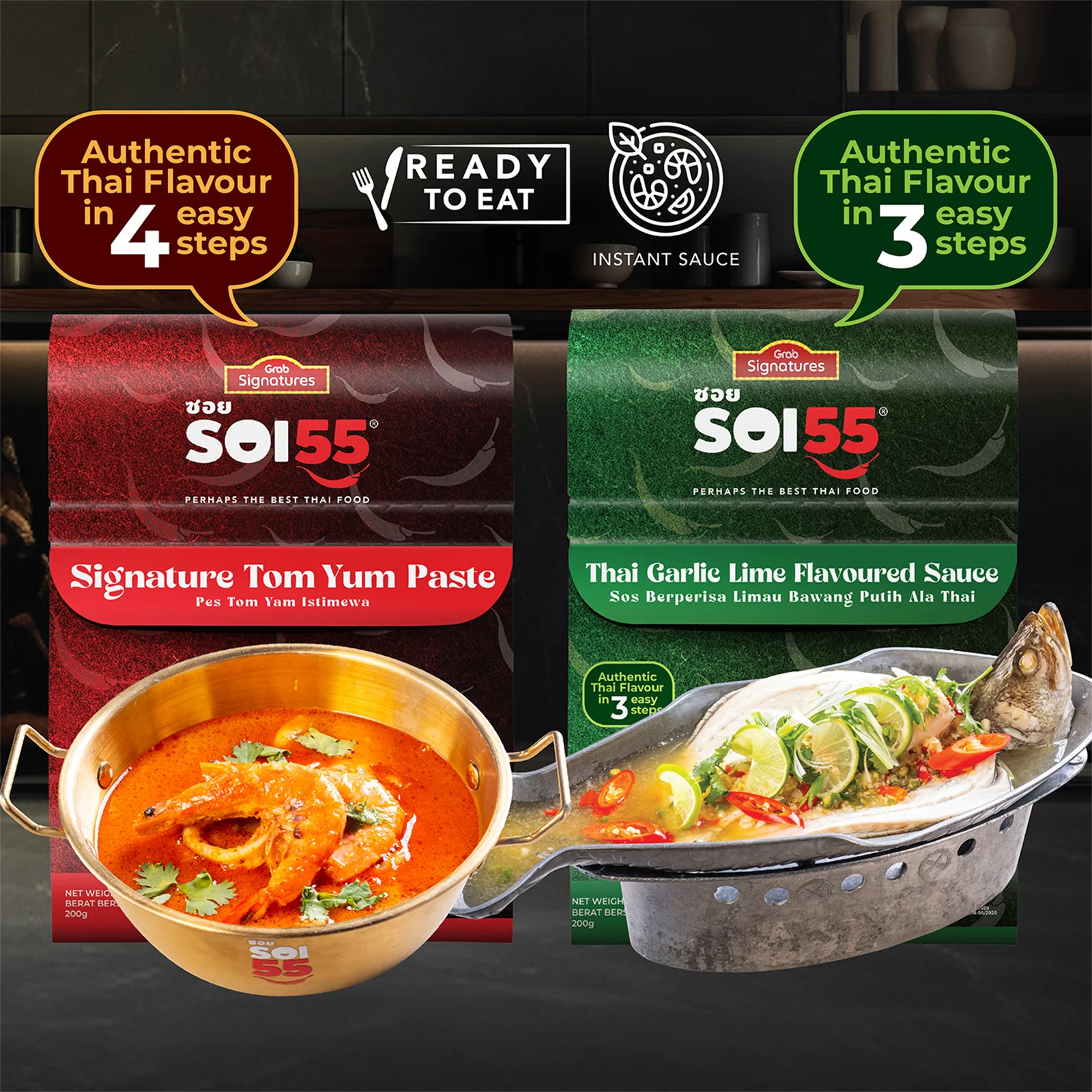 Grab Signatures SOI 55 Thai Garlic Lime Sauce 200g - Image 3