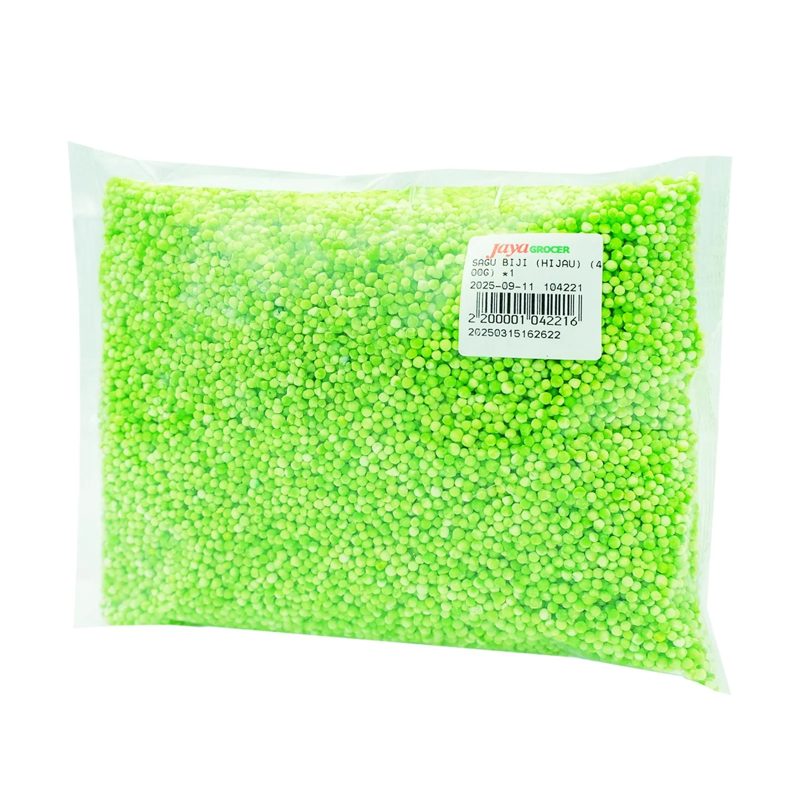 Green Sago (Biji Sagu Hijau) 400g - Image 2
