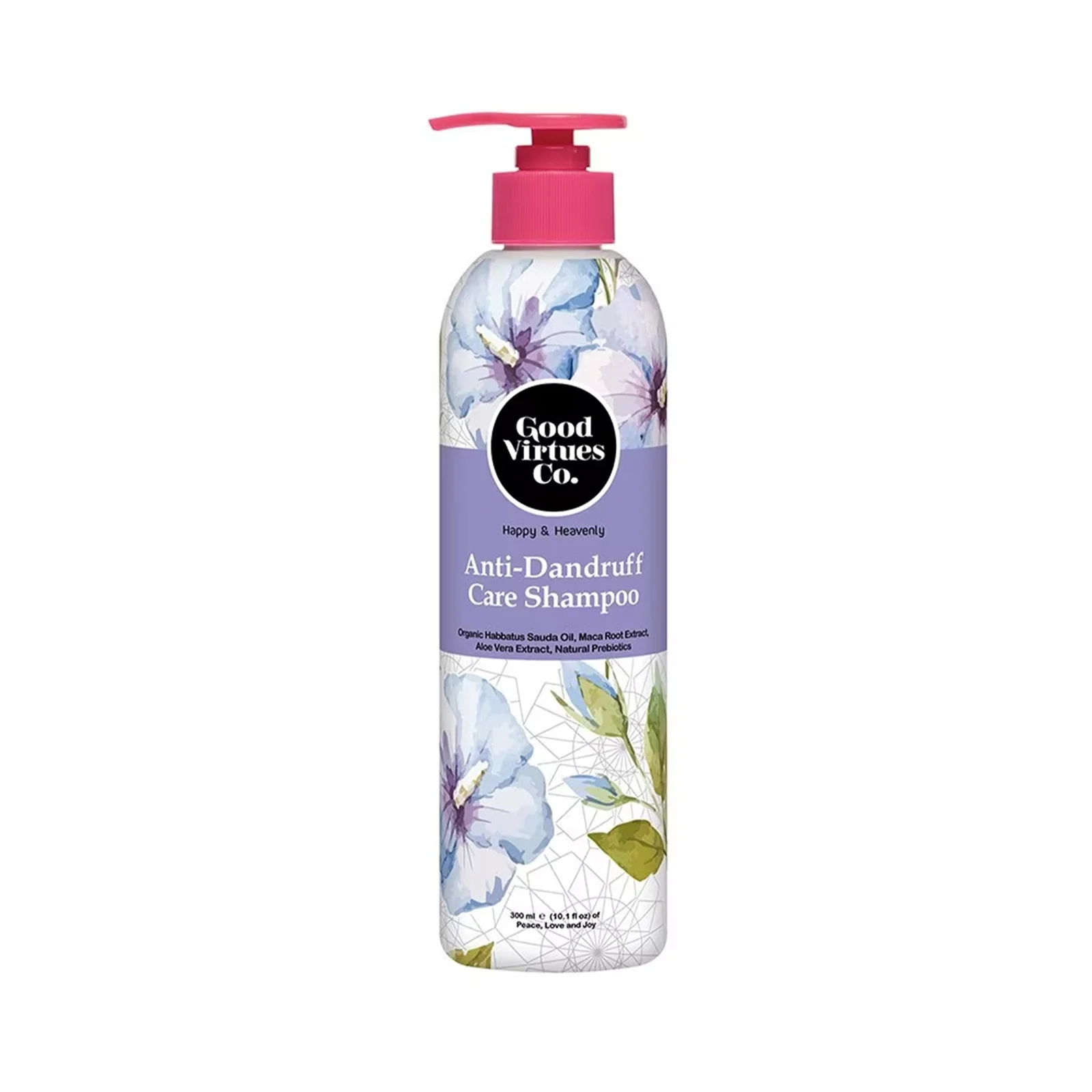 Good Virtues Co Anti-Dandruff Care Shampoo With Nourishing Hair Fall Protection 300ml