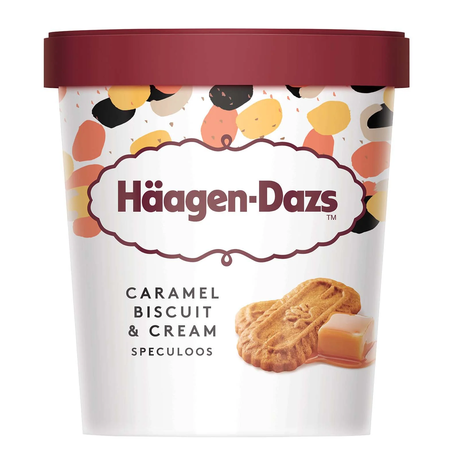 Haagen Dazs Caramel Biscuit & Cream Ice Cream 473ml - Image 2