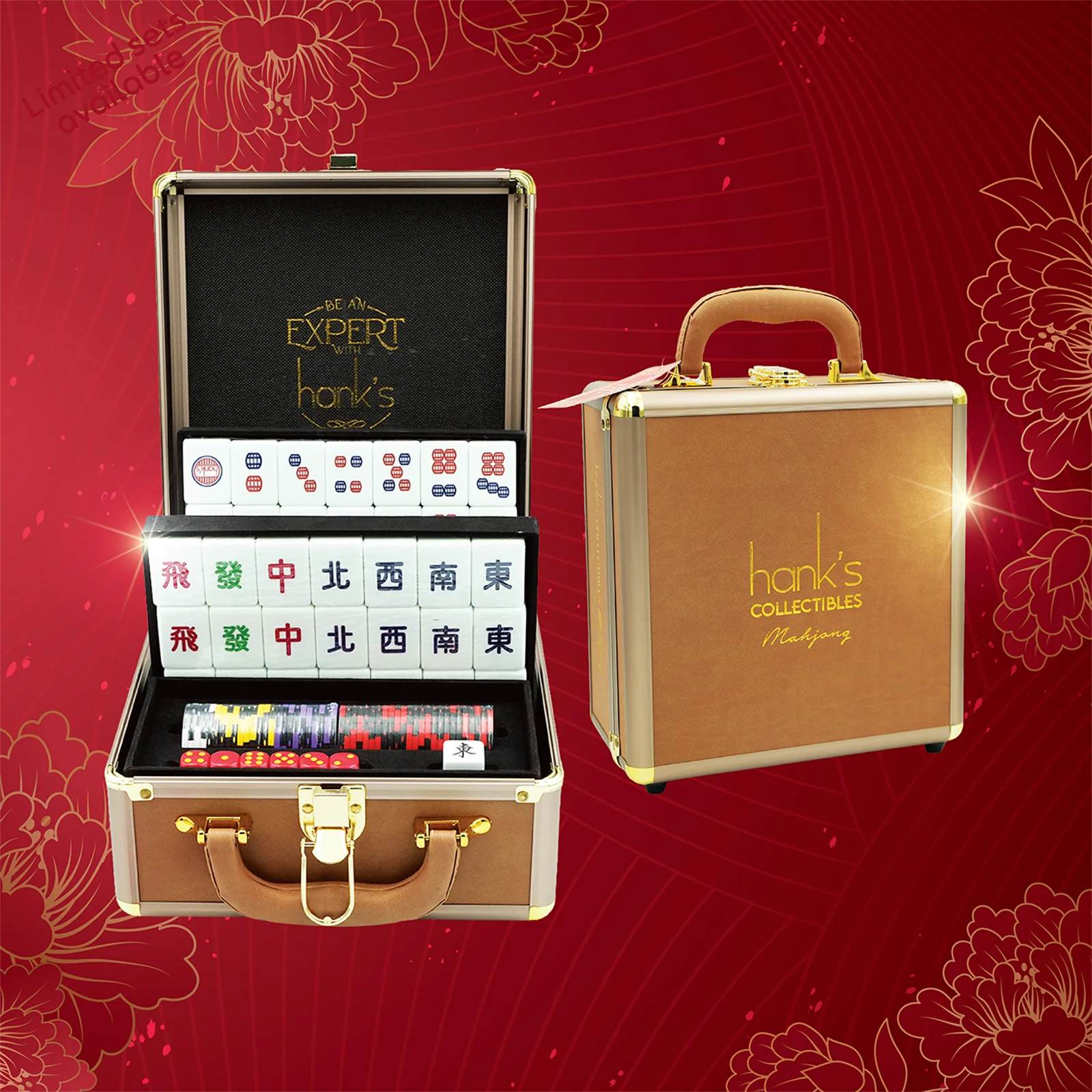 Hanks 3 Player Mahjong Set