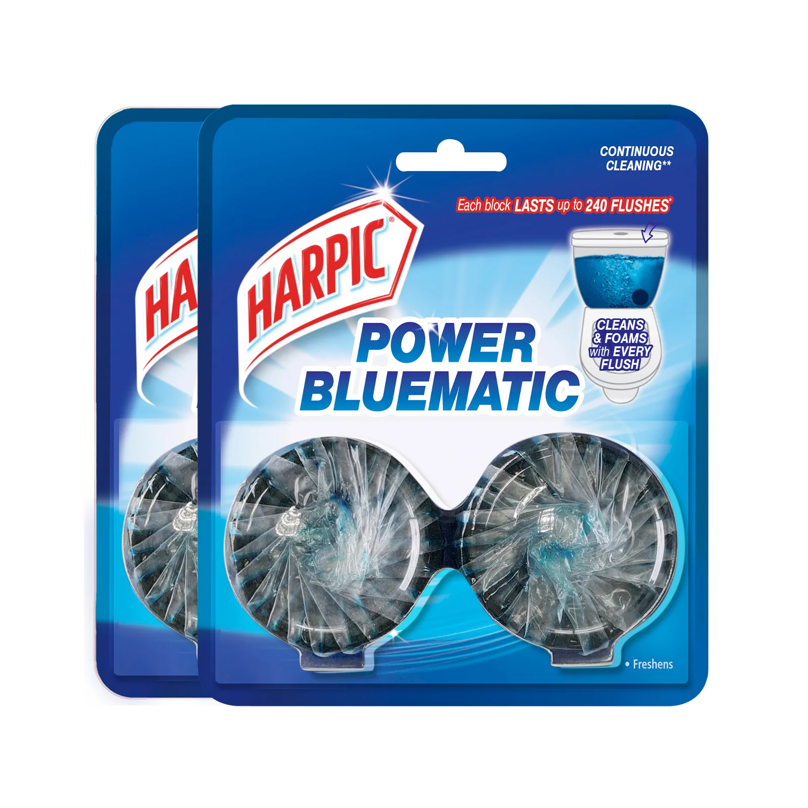 Harpic ITC Bluematic 50g x 2 - Image 2