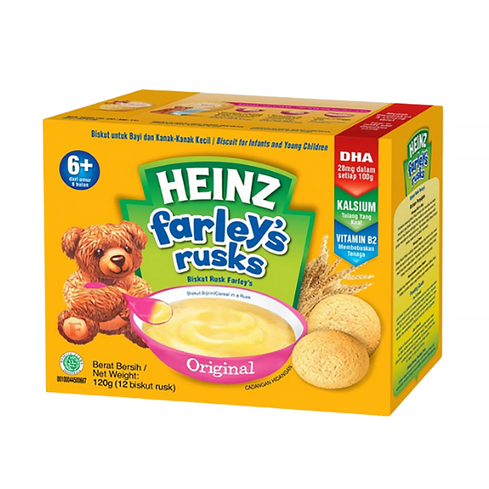 Heinz Farley's Rusks Original Flavour 120g - Image 2