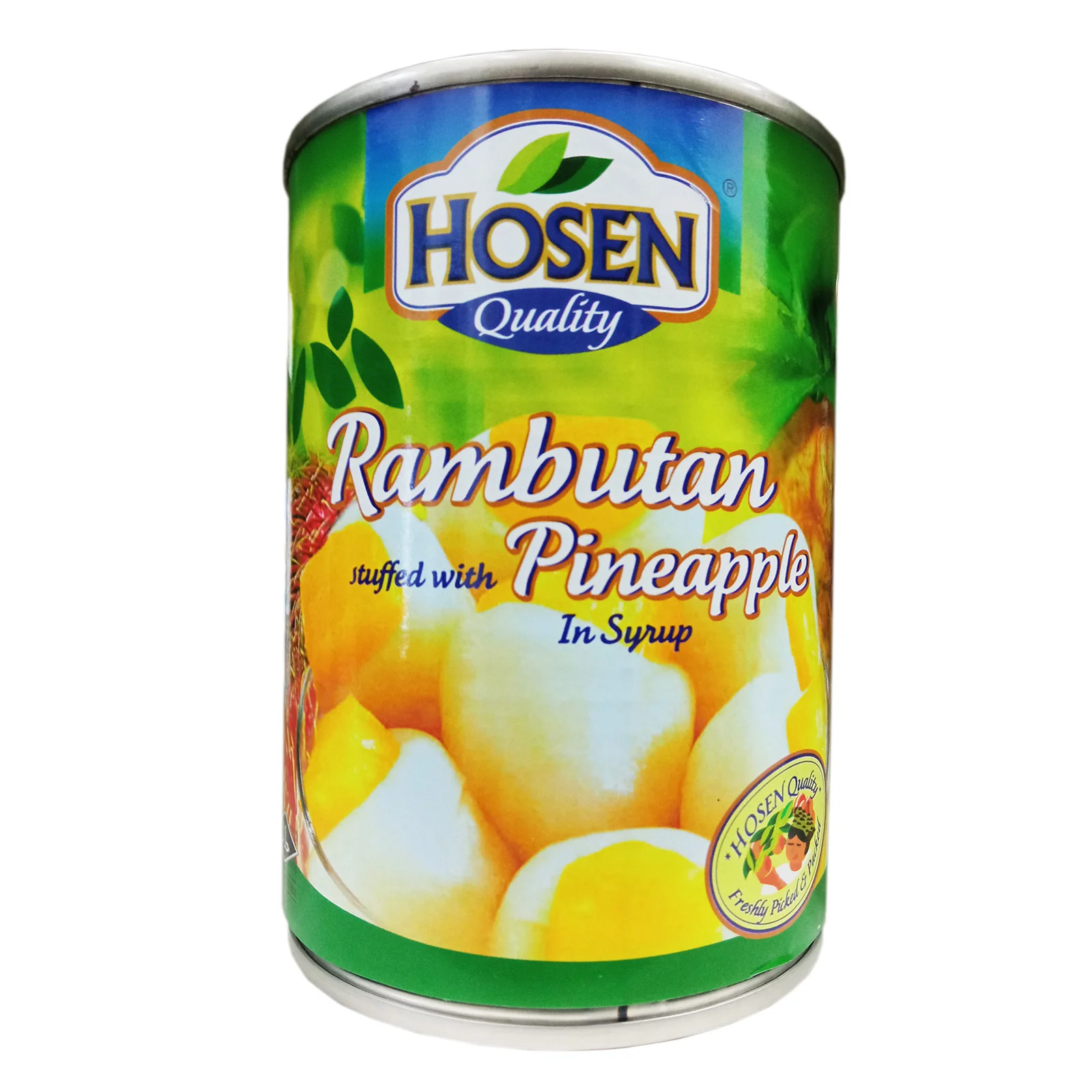 Hosen Rambutan Stuffed with Pineapple in Syrup 565g - Image 2