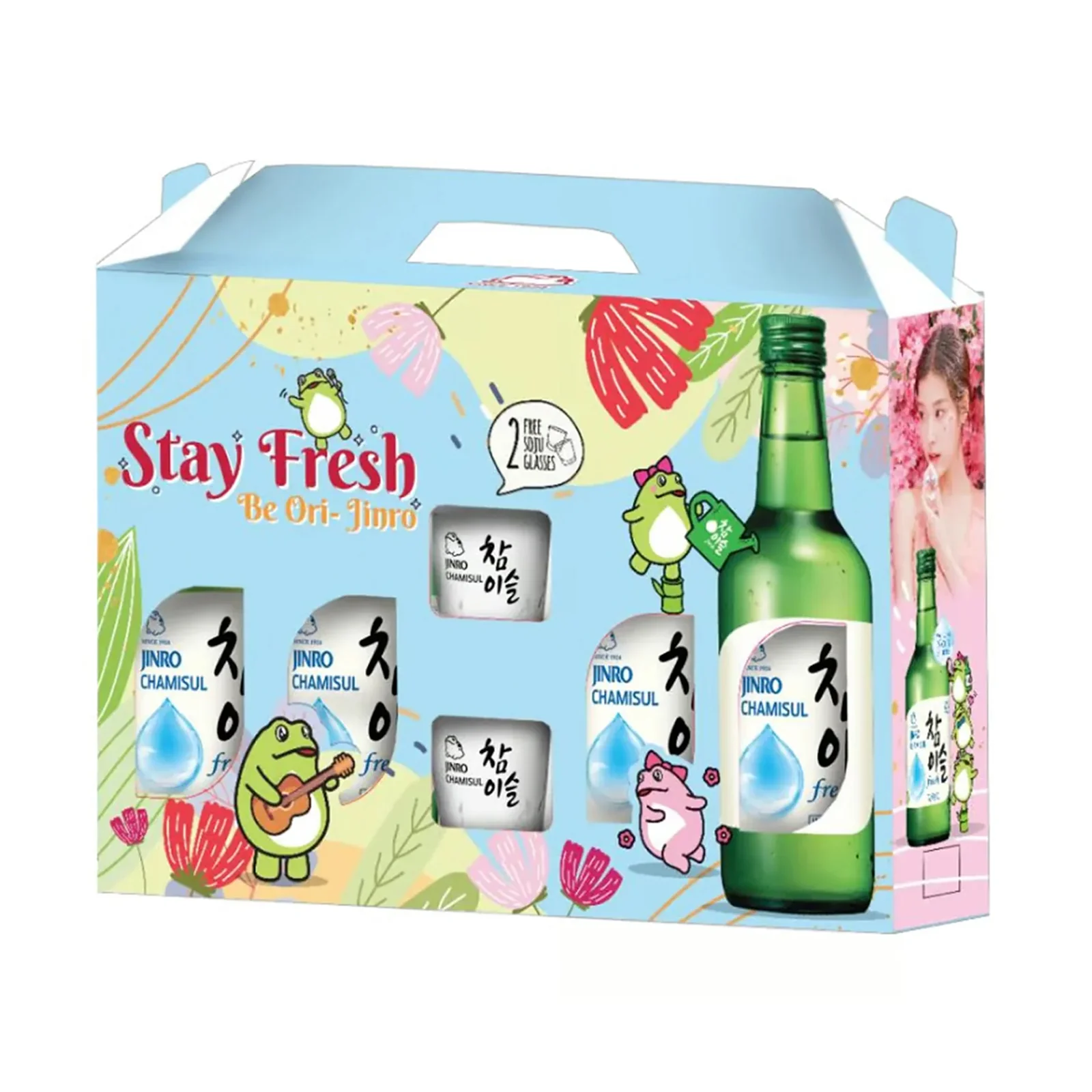 Jinro Blue Mix Giftpack 360ml x 4