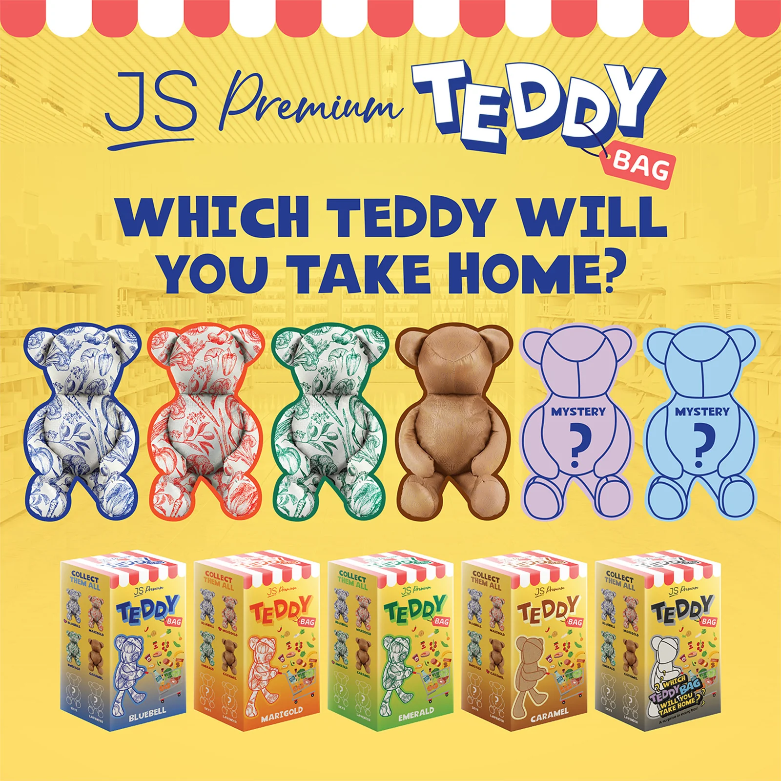 JS Premium Teddy Bag Marigold - Image 3