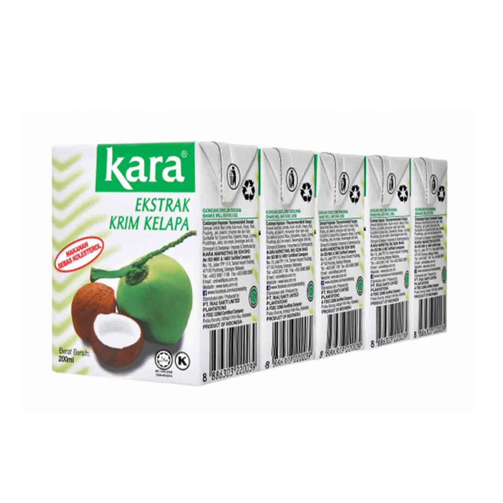 Kara Coconut Cream Extract 200ml x 5 - Image 2