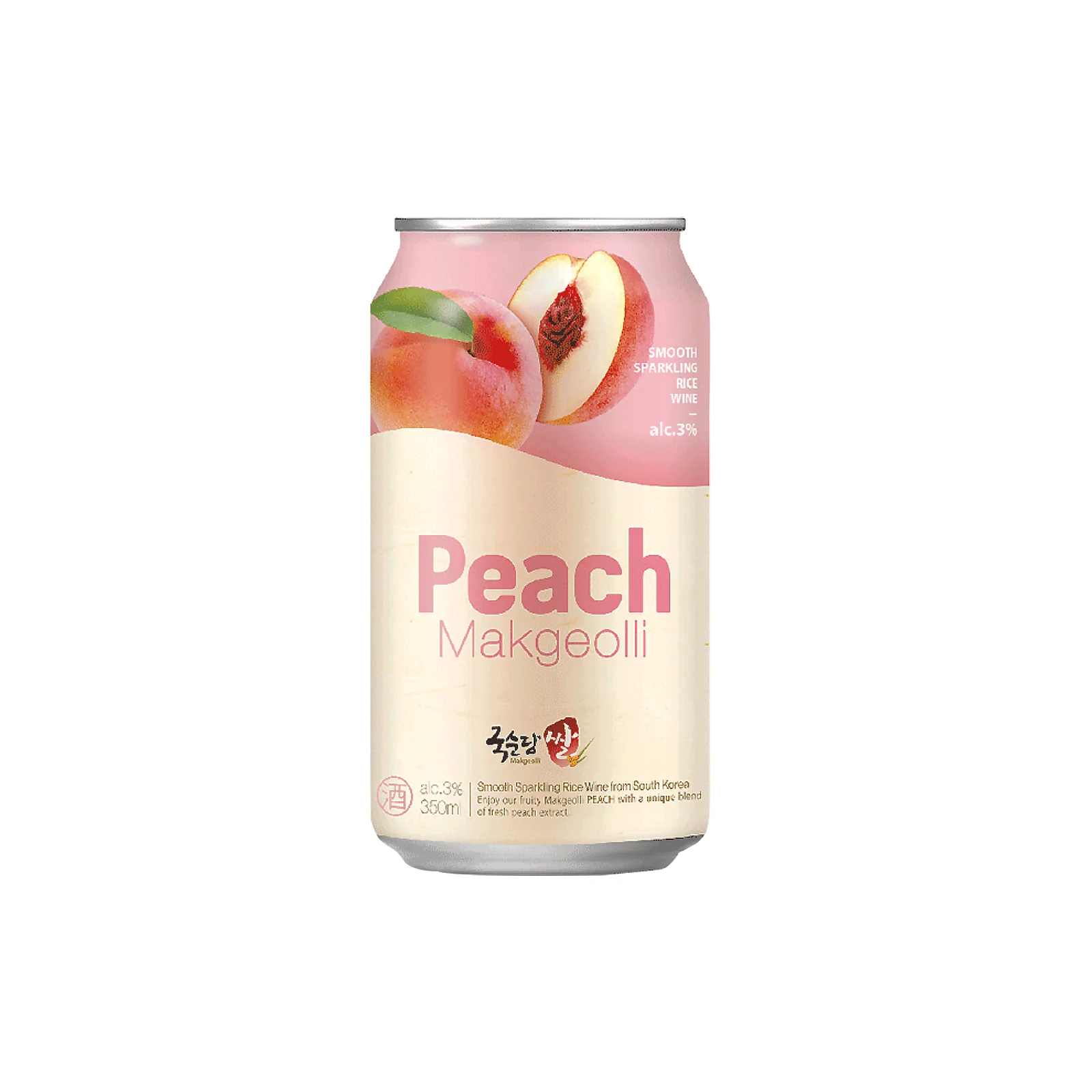 Kooksoondang Makgeolli Peach Can 350ml - Image 2