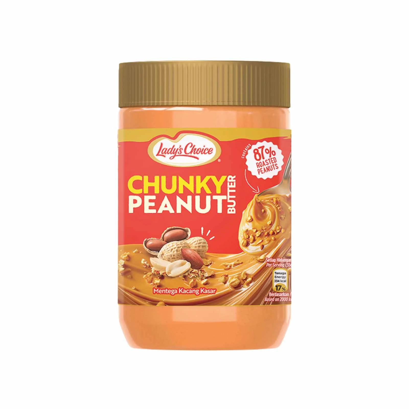 Ladys Choice Chunky Peanut Butter 500g - Image 2