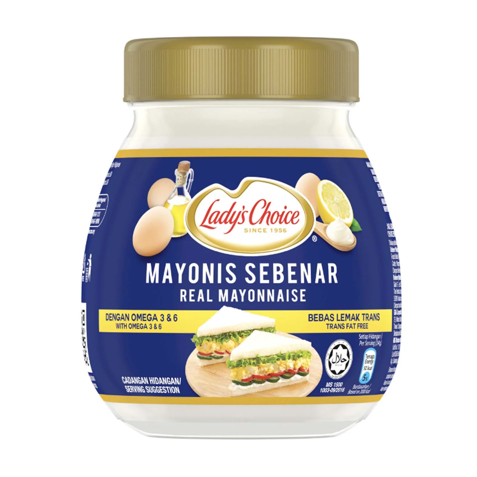 Ladys Choice Real Mayonnaise 205ml - Image 2