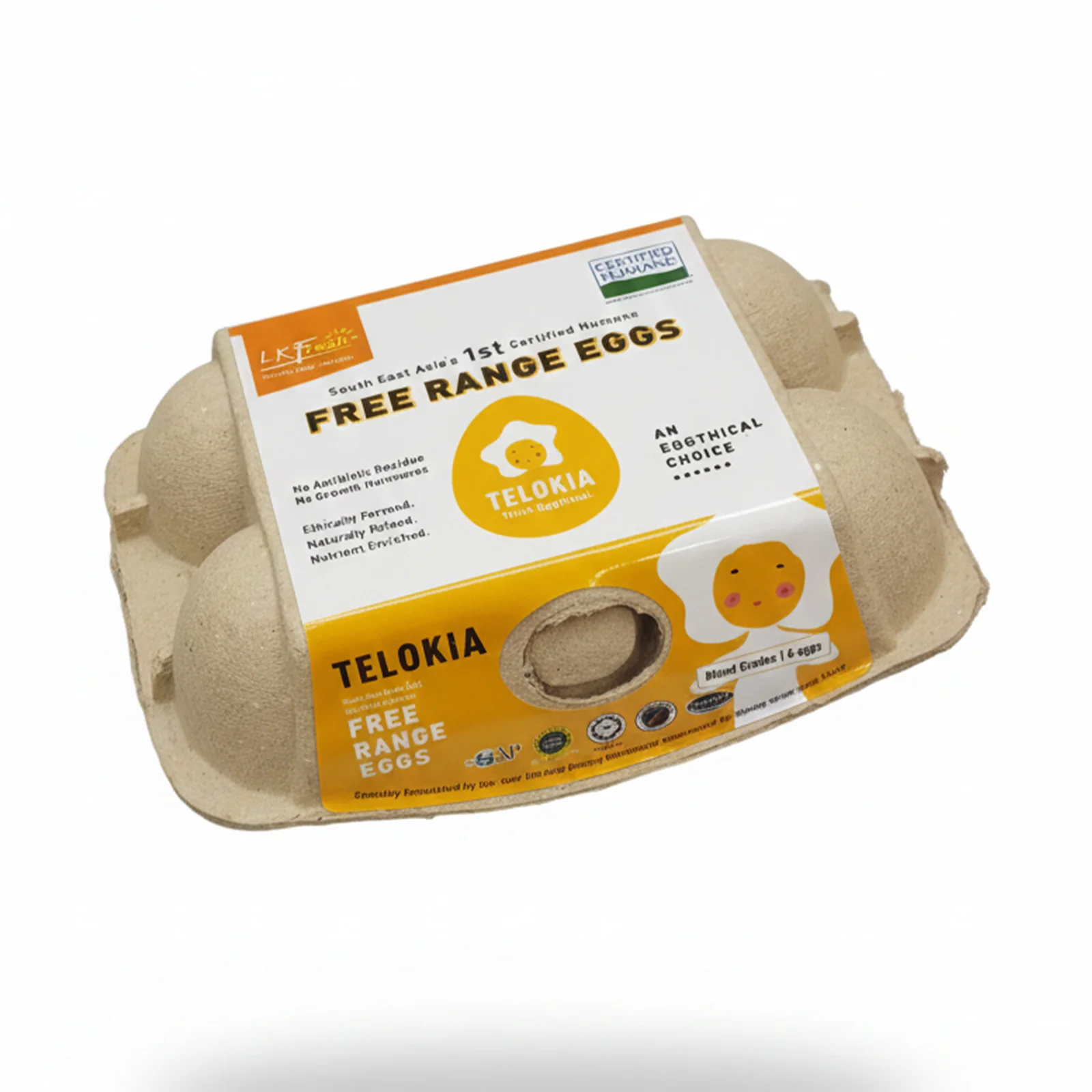 LK Fresh Free Range Eggs 6pcs/pack - Image 2