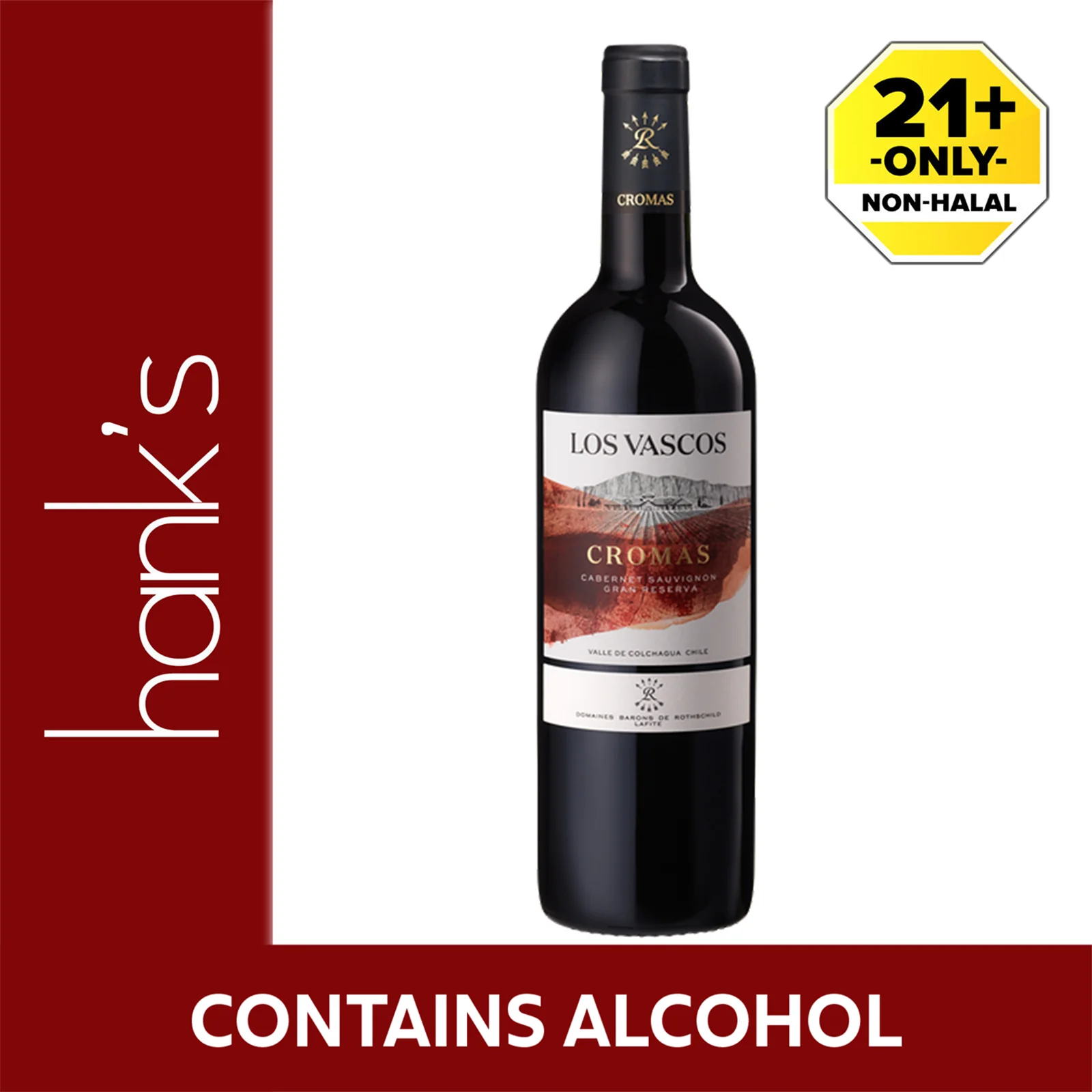 Los Vascos Cromas Grand Reserva Cabernet Sauvignon 750ml - Image 2