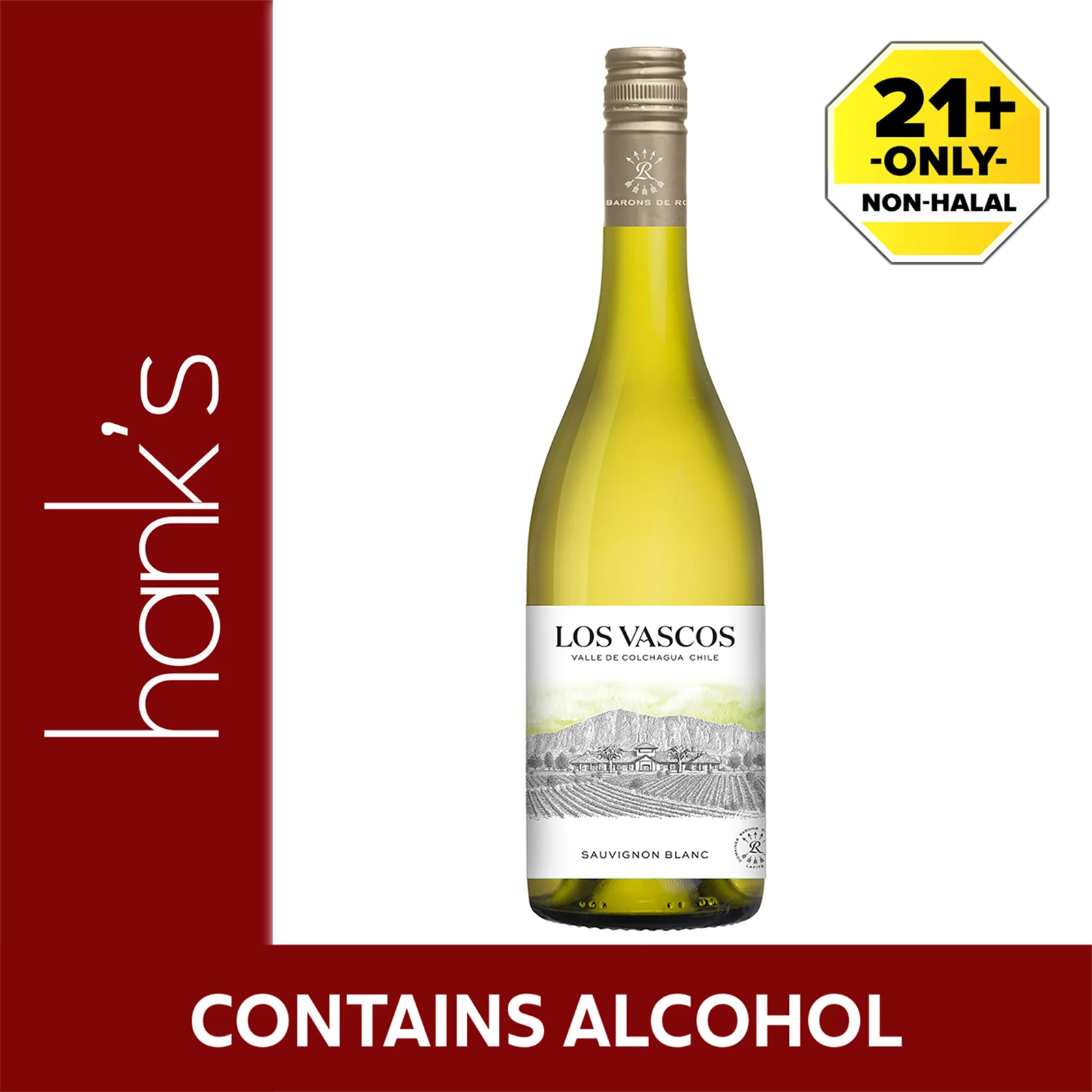 Los Vascos Sauvignon Blanc 750ml - Image 2