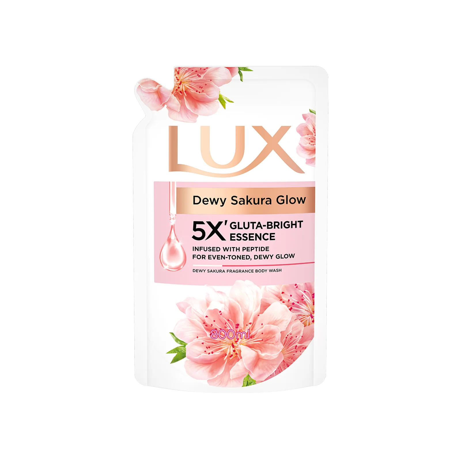 Lux Sakura Body Wash Refill 800ml - Image 2