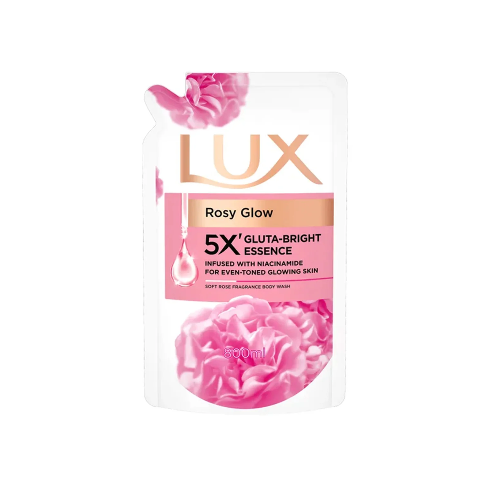 Lux Soft Rose Body Wash Refill 800ml - Image 2