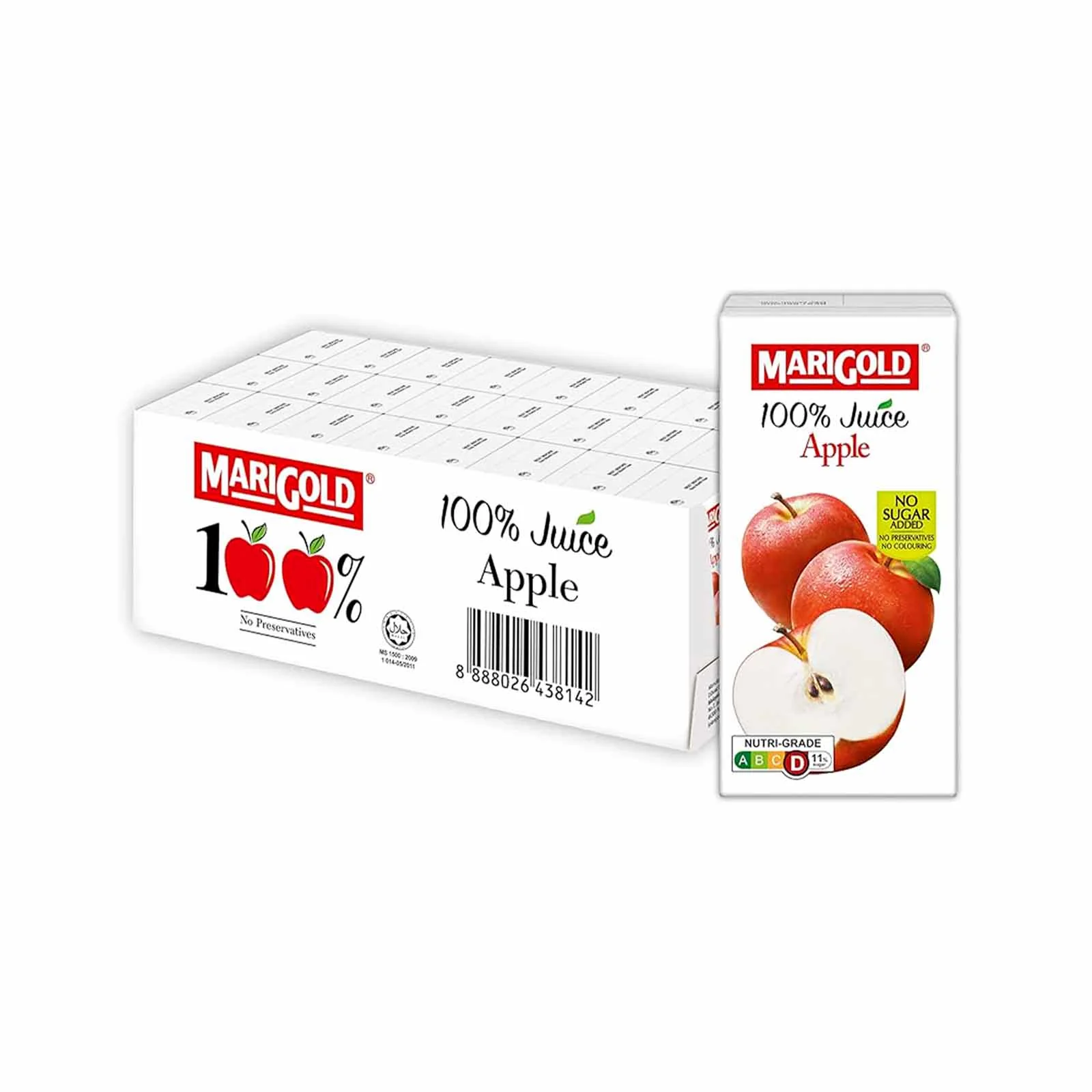 Marigold 100% Apple Juice 200ml x 3 - Image 3