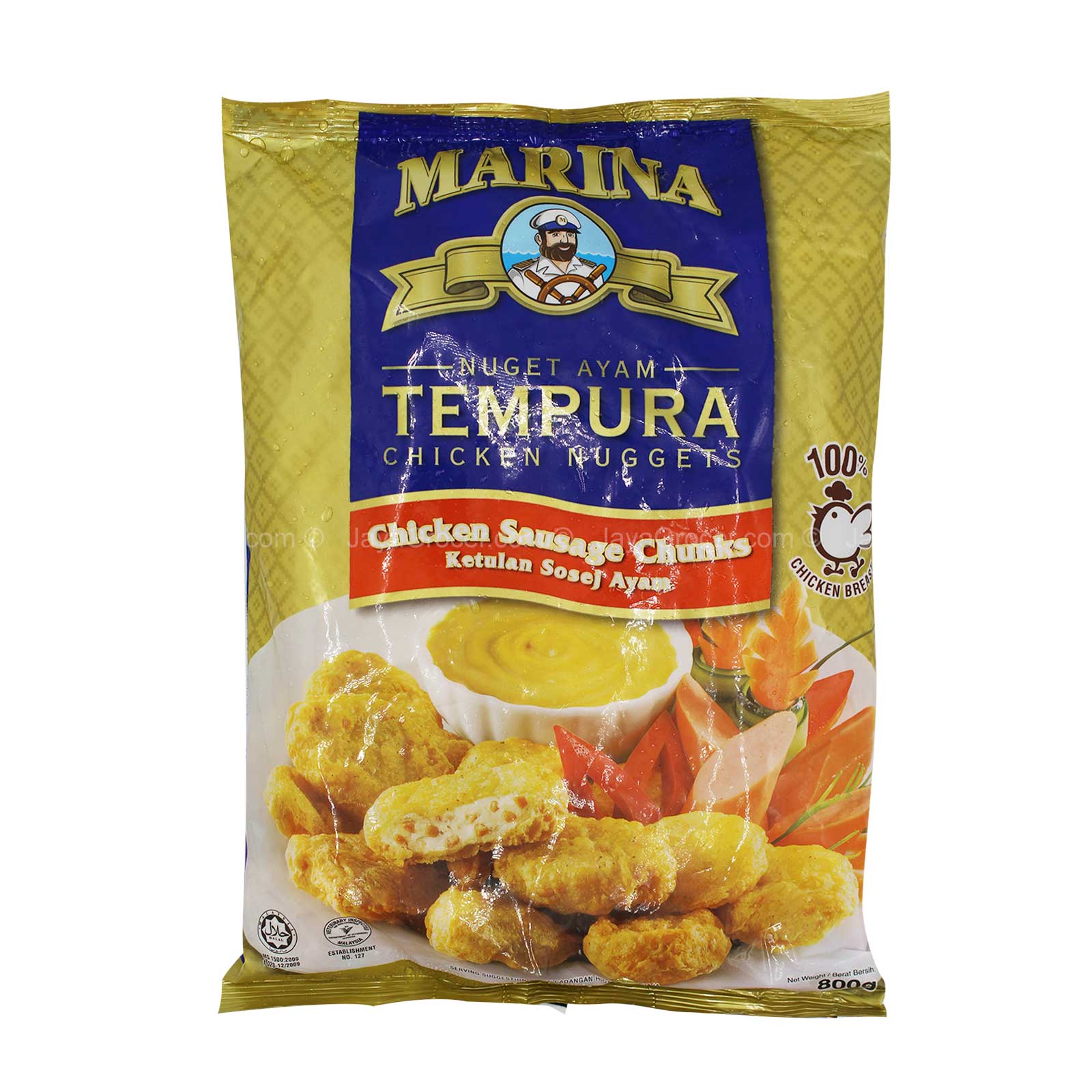 Marina Tempura Chicken Nugget Sausage Chunks 750g - Image 2