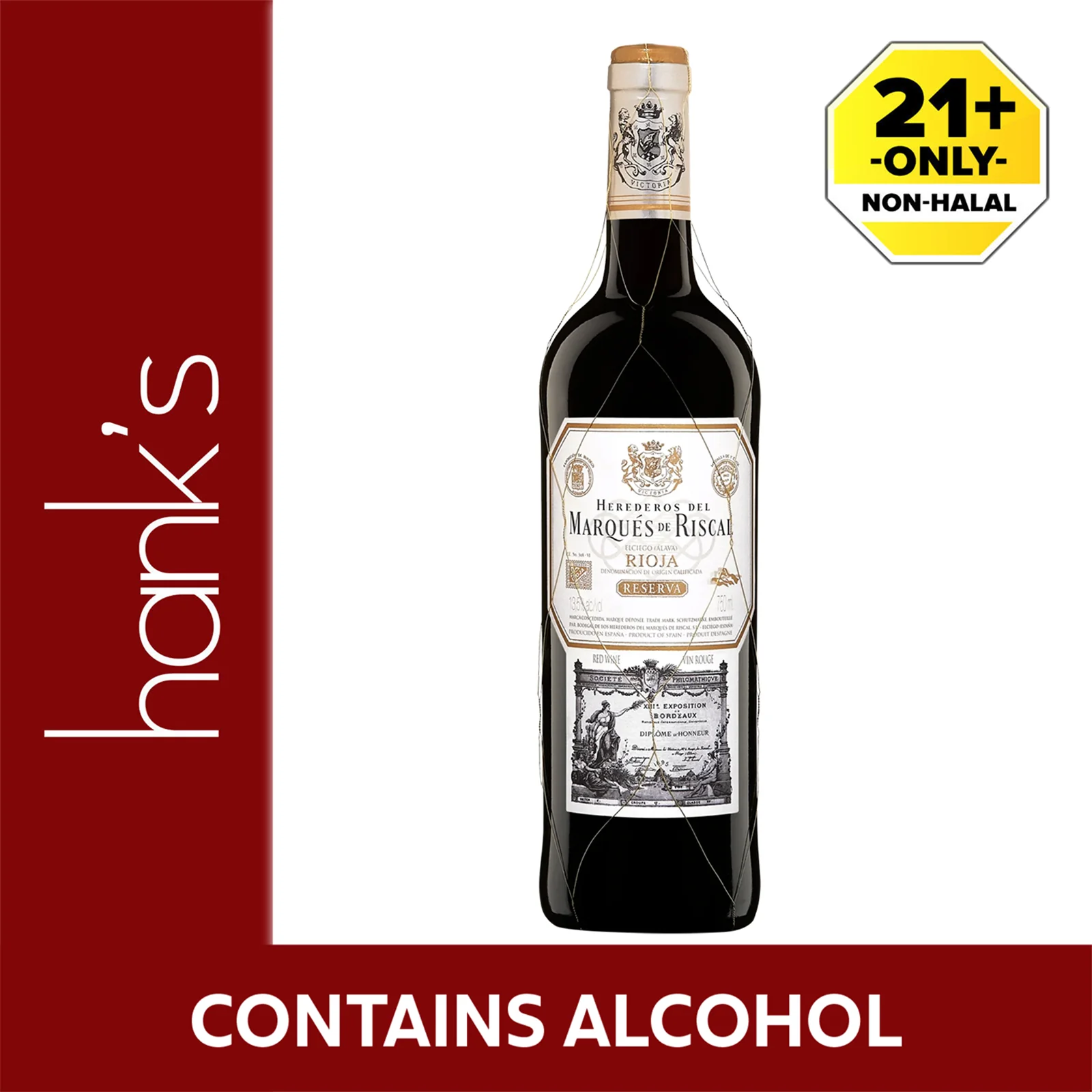 Marques De Riscal Reserva Red Wine 750ml - Image 2