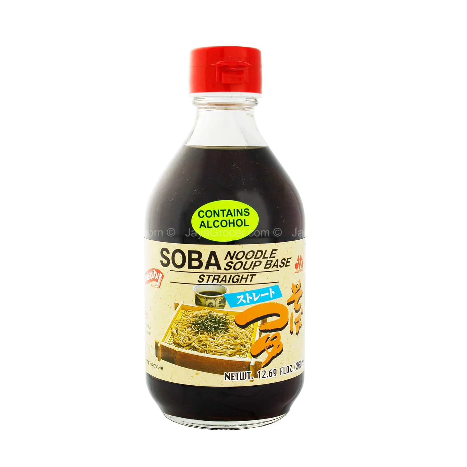 Marutomo Soba Straight Noodle Soup Base 360ml - Image 2