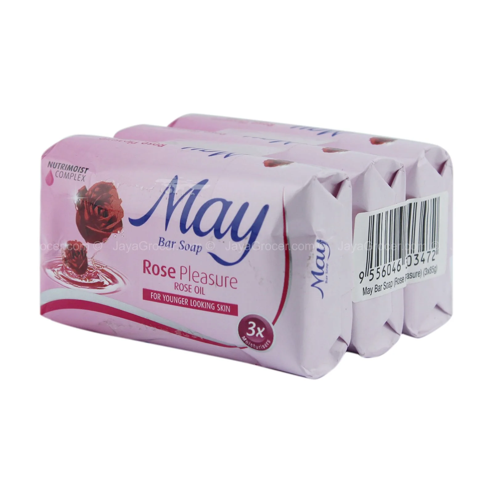 May Rose Pleasure Bar Soap 85g x 3