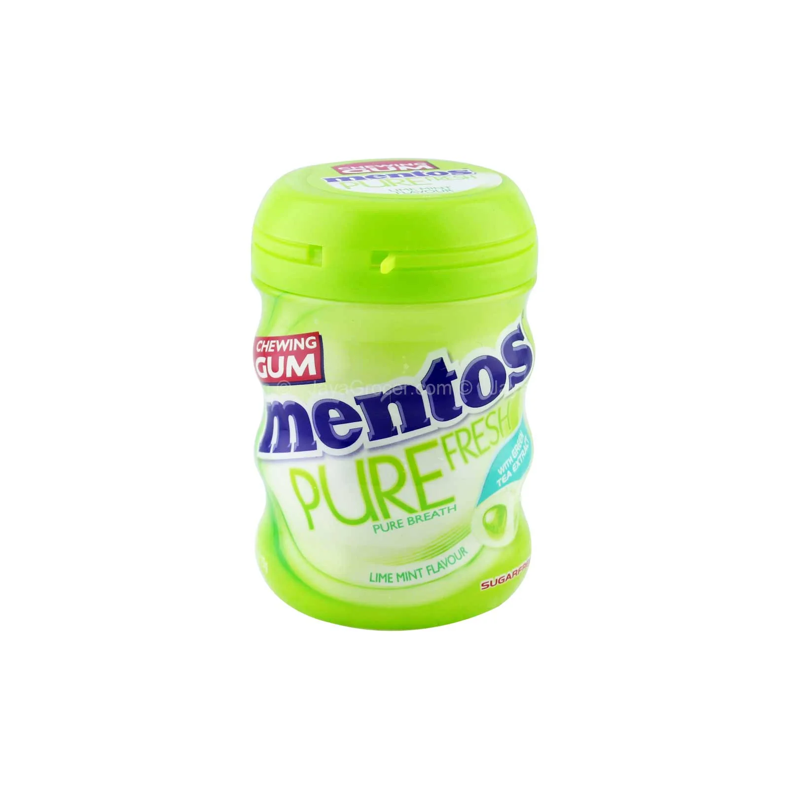 Mentos Pure Fresh Lime Mint Chewing Gum 57g - Image 2
